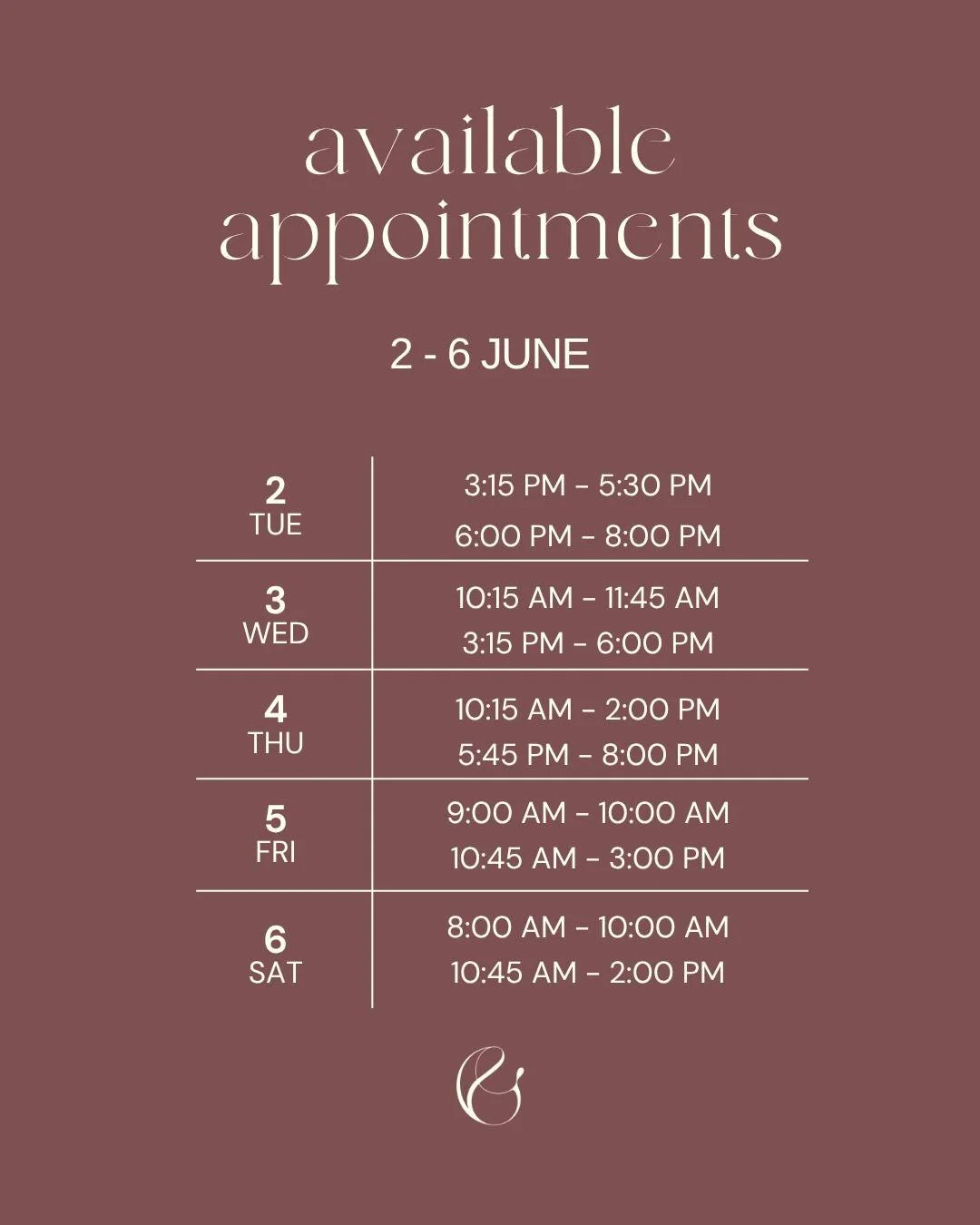 New season, fresh intentions. Welcome to winter. 

As the weather changes, it always feels like a nice time to slow down and check in with ourselves. We have some spots open next week from June 2nd &ndash; 6th if you need a little time to defrost, re
