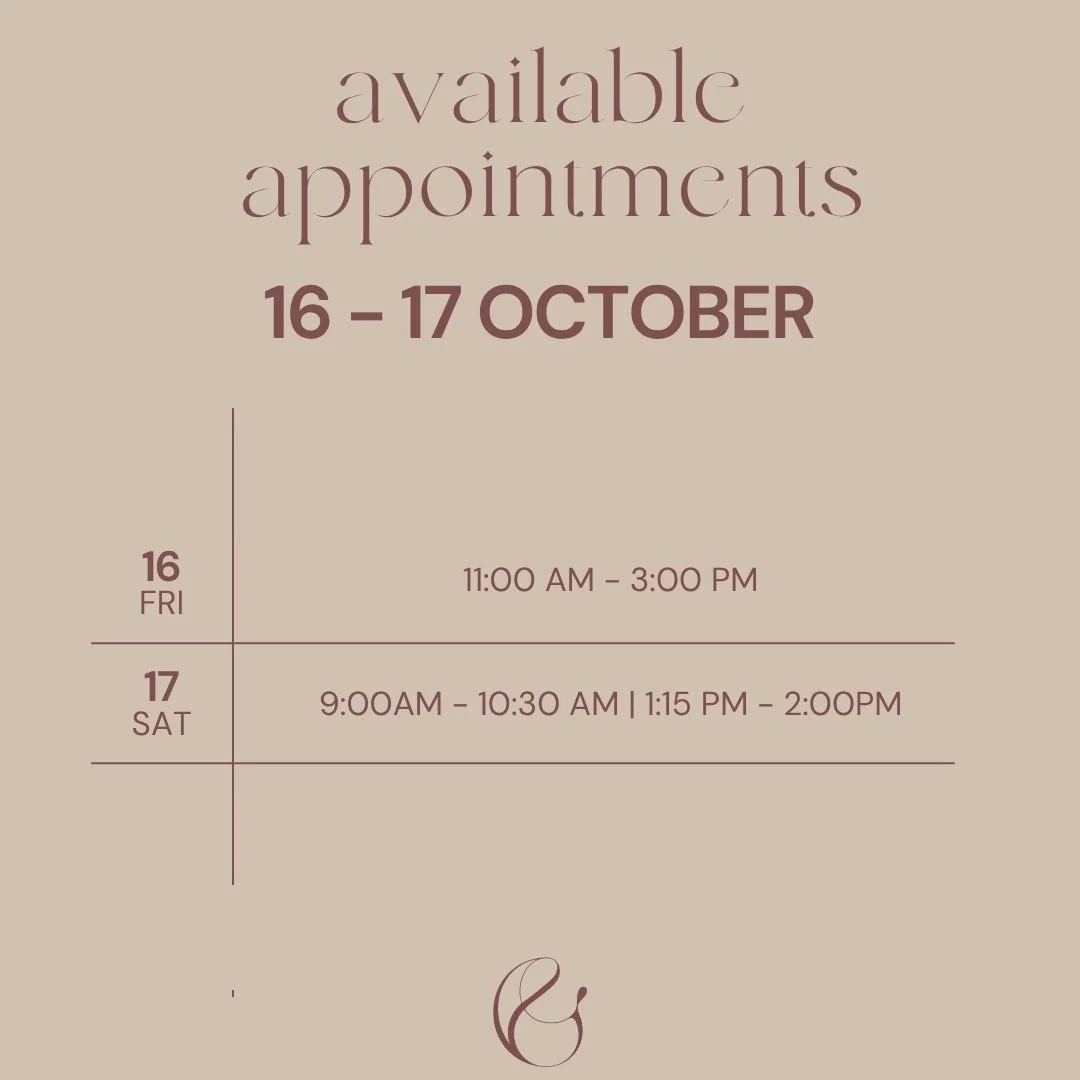 Making self-care non-negotiable. ✨

Last-minute spots open (Oct 16&ndash;17):
&bull; Friday: 9&ndash;10:30am, 1:15&ndash;2pm
&bull; Saturday: 11am&ndash;3pm

To book, link in bio 🤎