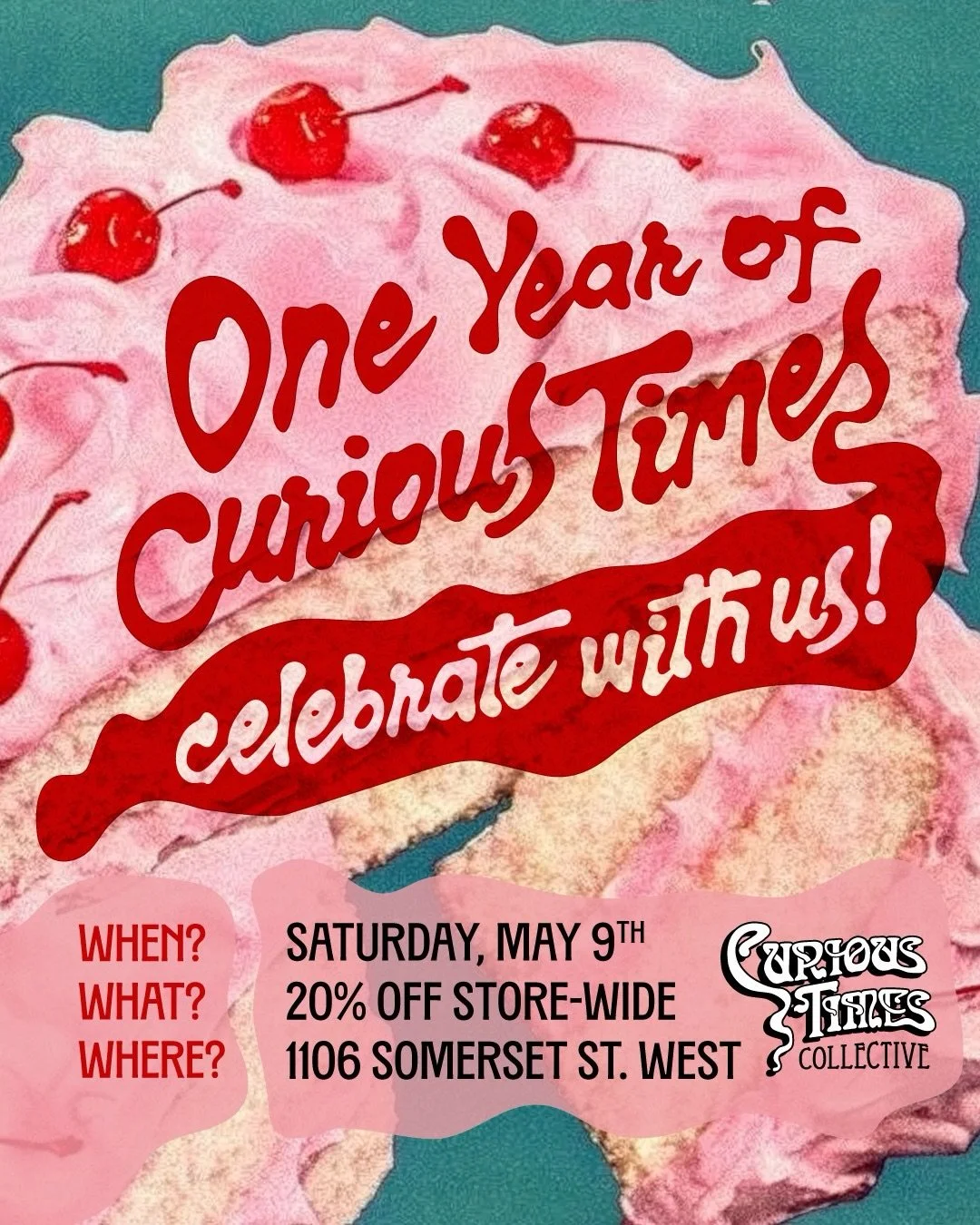 One year later and we&rsquo;re honestly not sure where the time went?! But we know we wouldn&rsquo;t be here without our amazing community of friends, neighbours, and customers.

Celebrate with us this Saturday, May 9. To say thanks to you for your s
