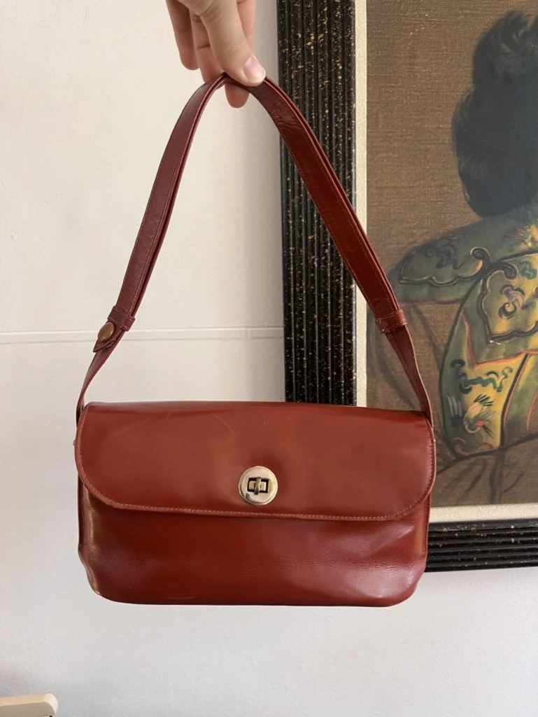 Celine leather shoulder bag