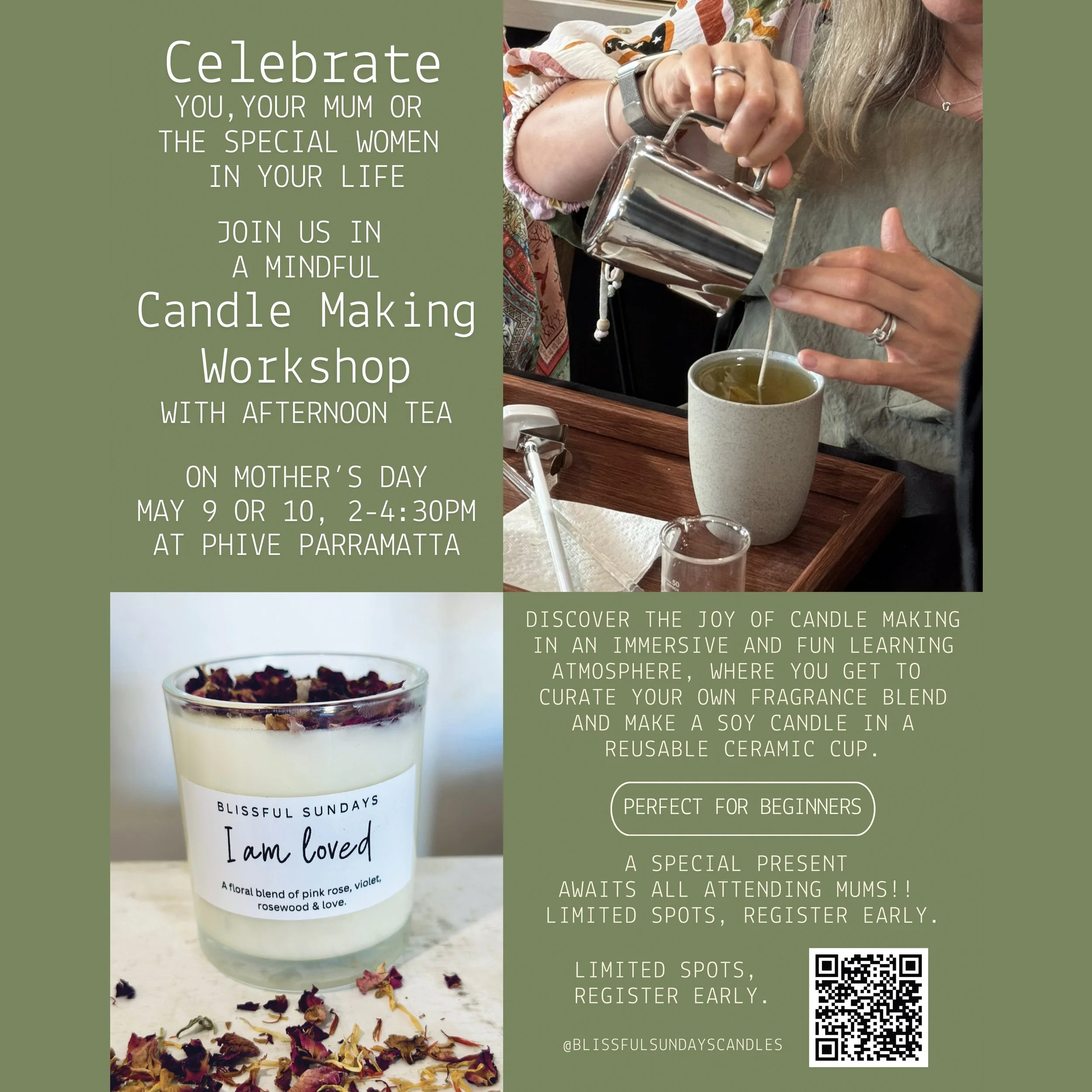 Mother’s Day Mindful Candle Making Workshop