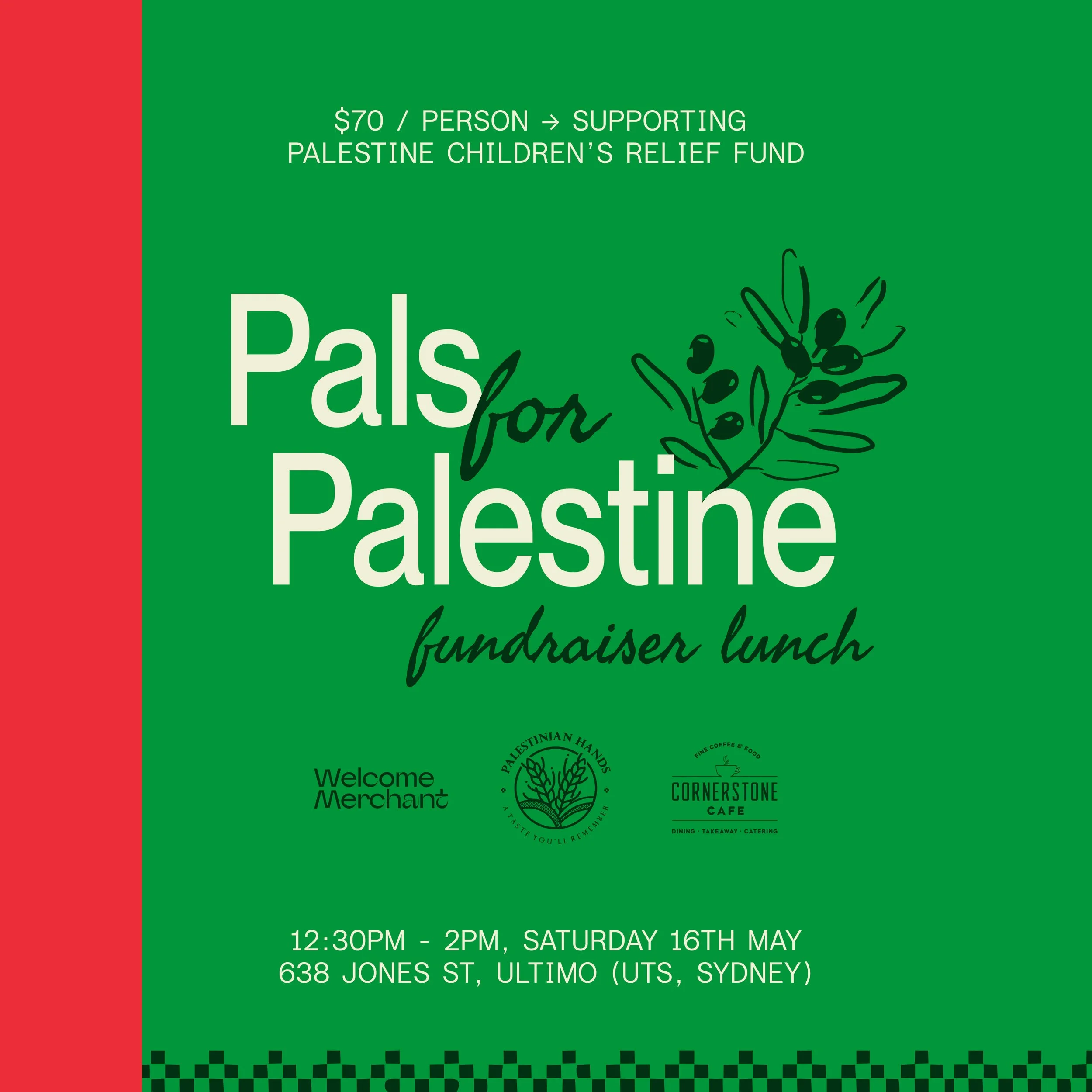 Pals For Palestine - A Fundraiser Lunch