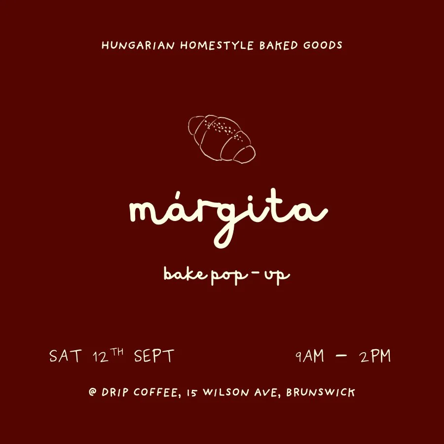 Márgita Bake Pop-Up @ Drip Coffee
