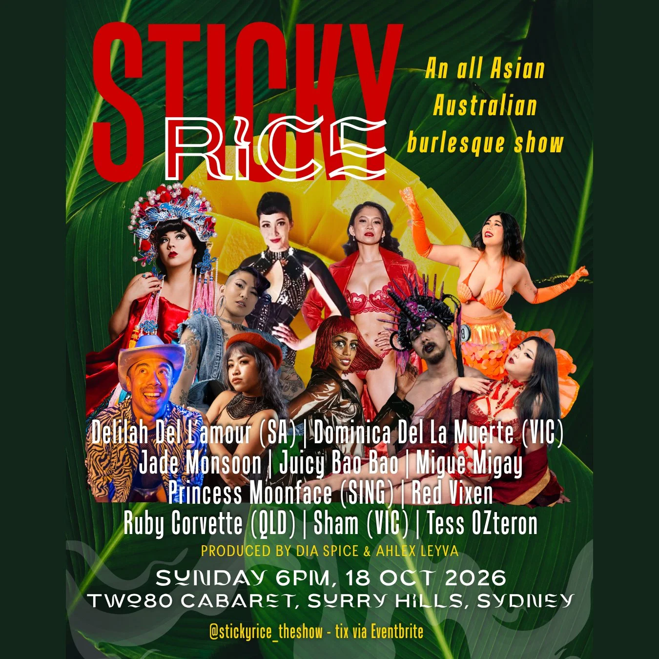 Sticky Rice - The First All Asian Australian Burlesque Show