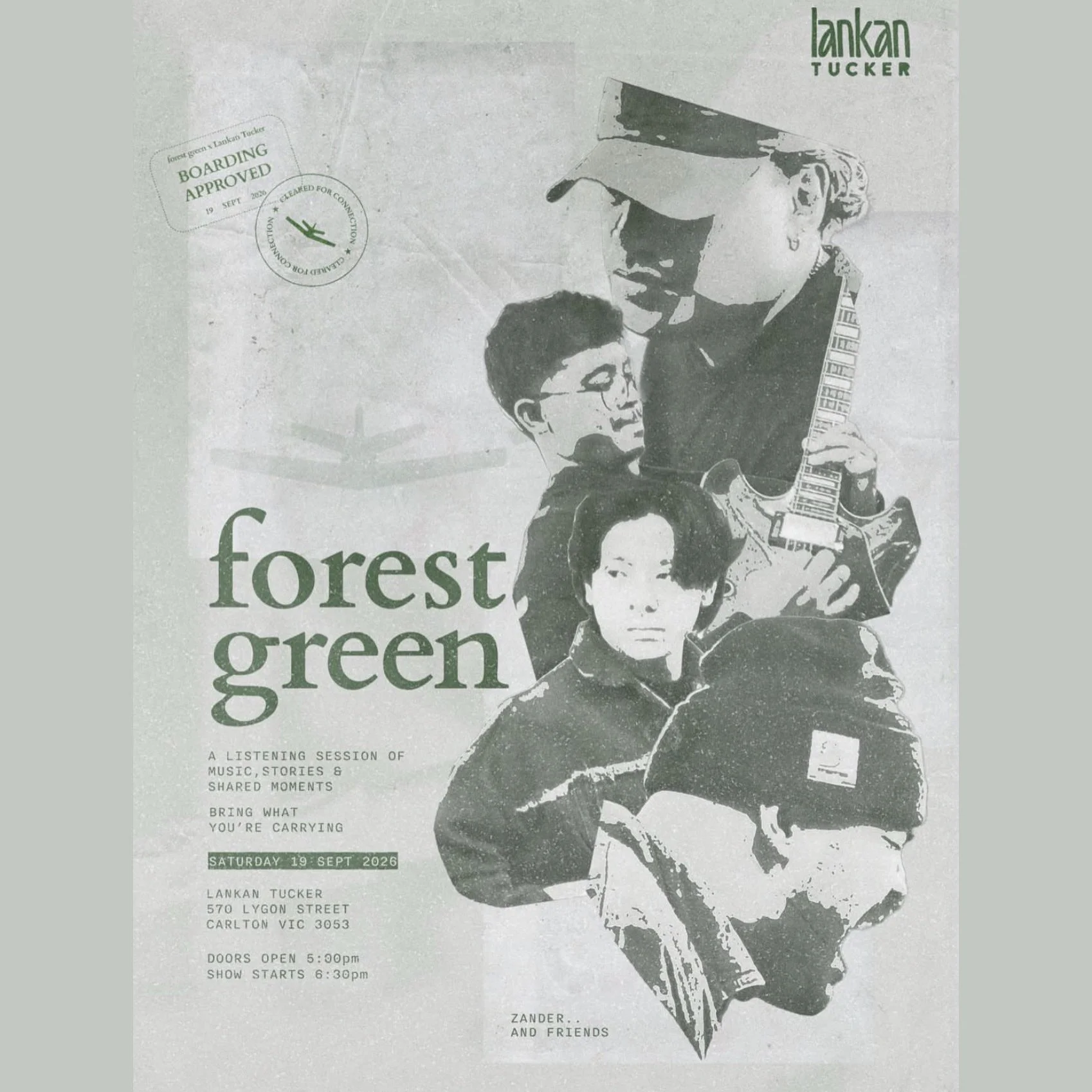 Forest Green x Lankan Tucker: Notes Between Neighbours