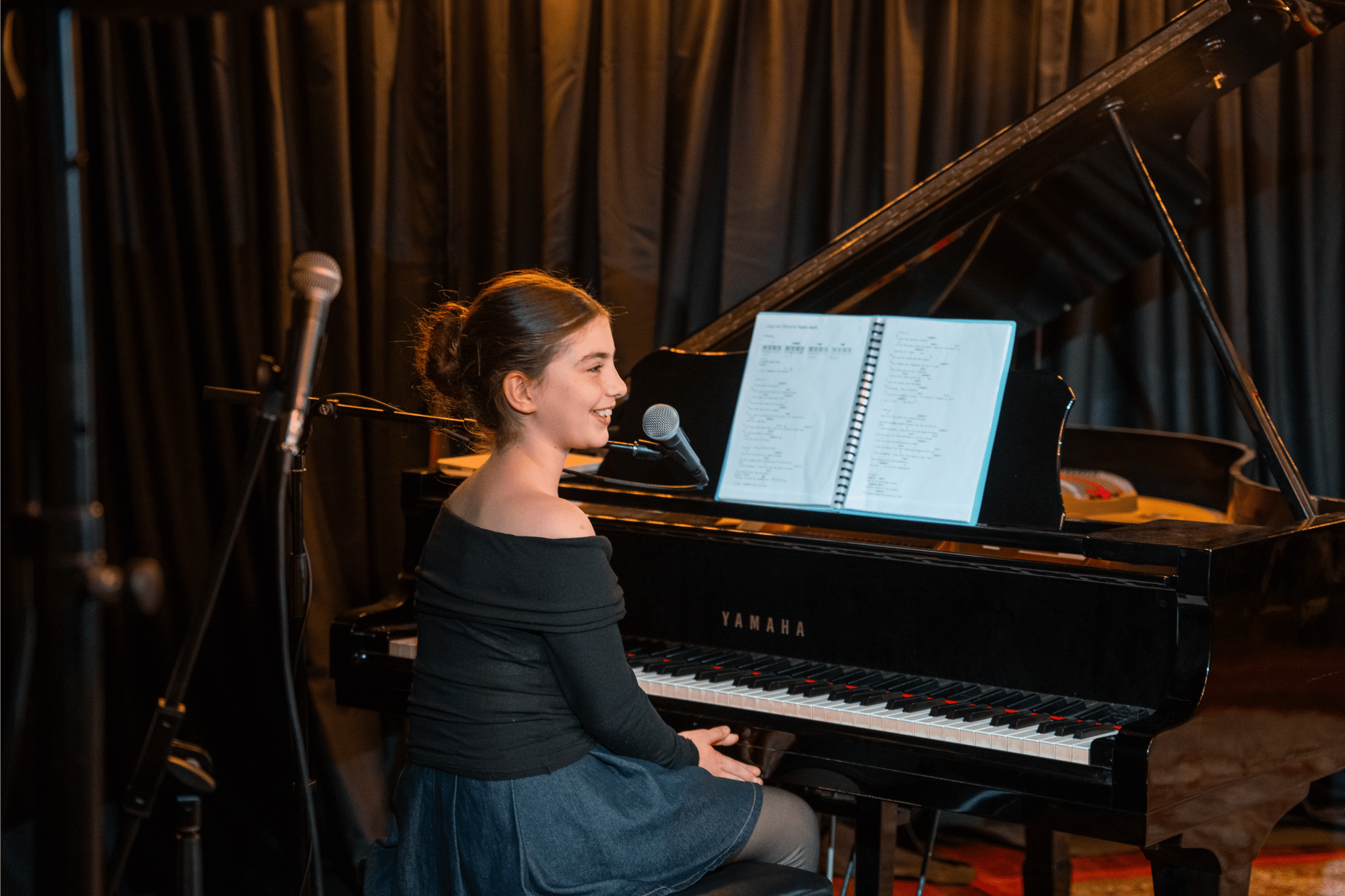 Girl on Piano