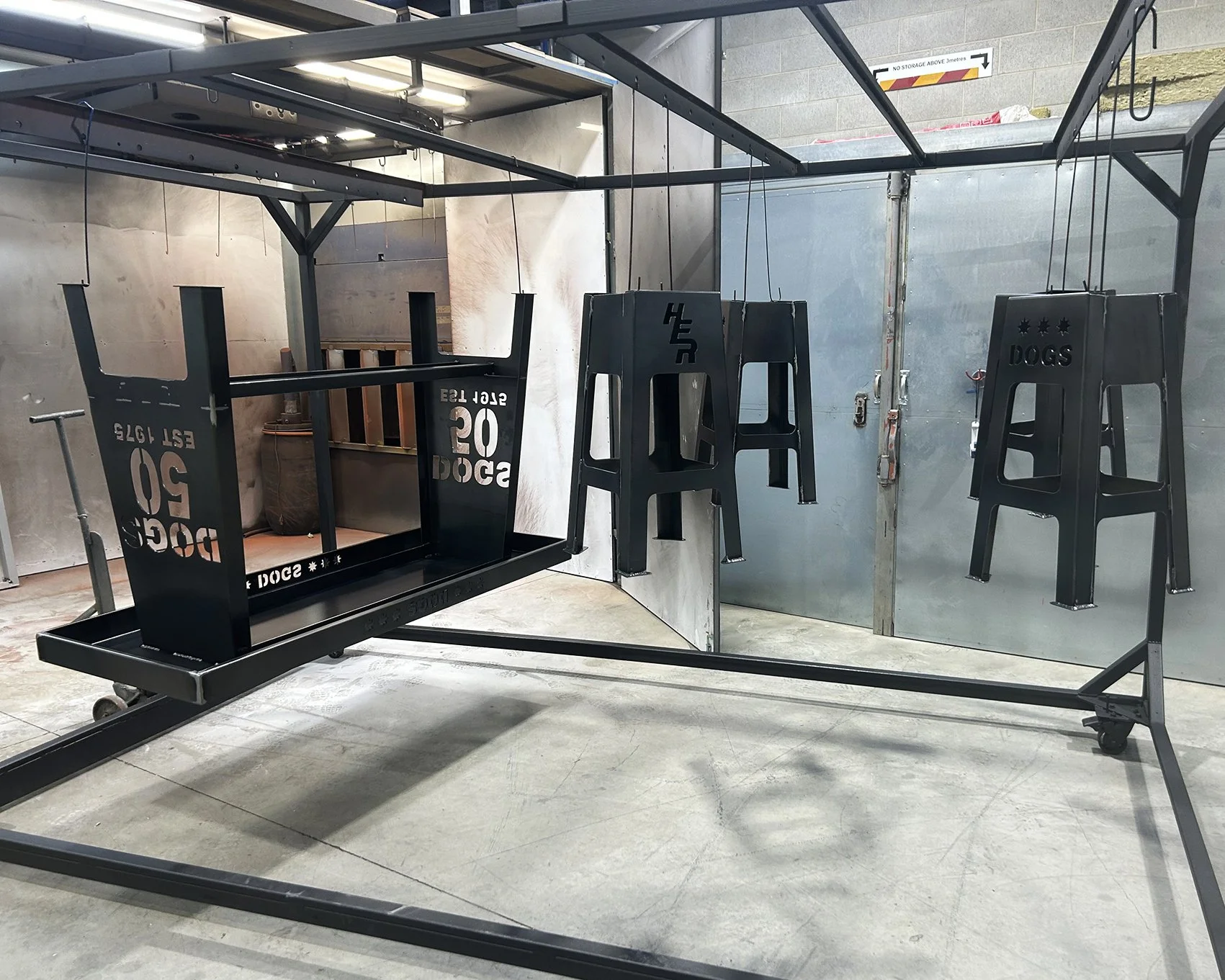 Clear Over Black Steel