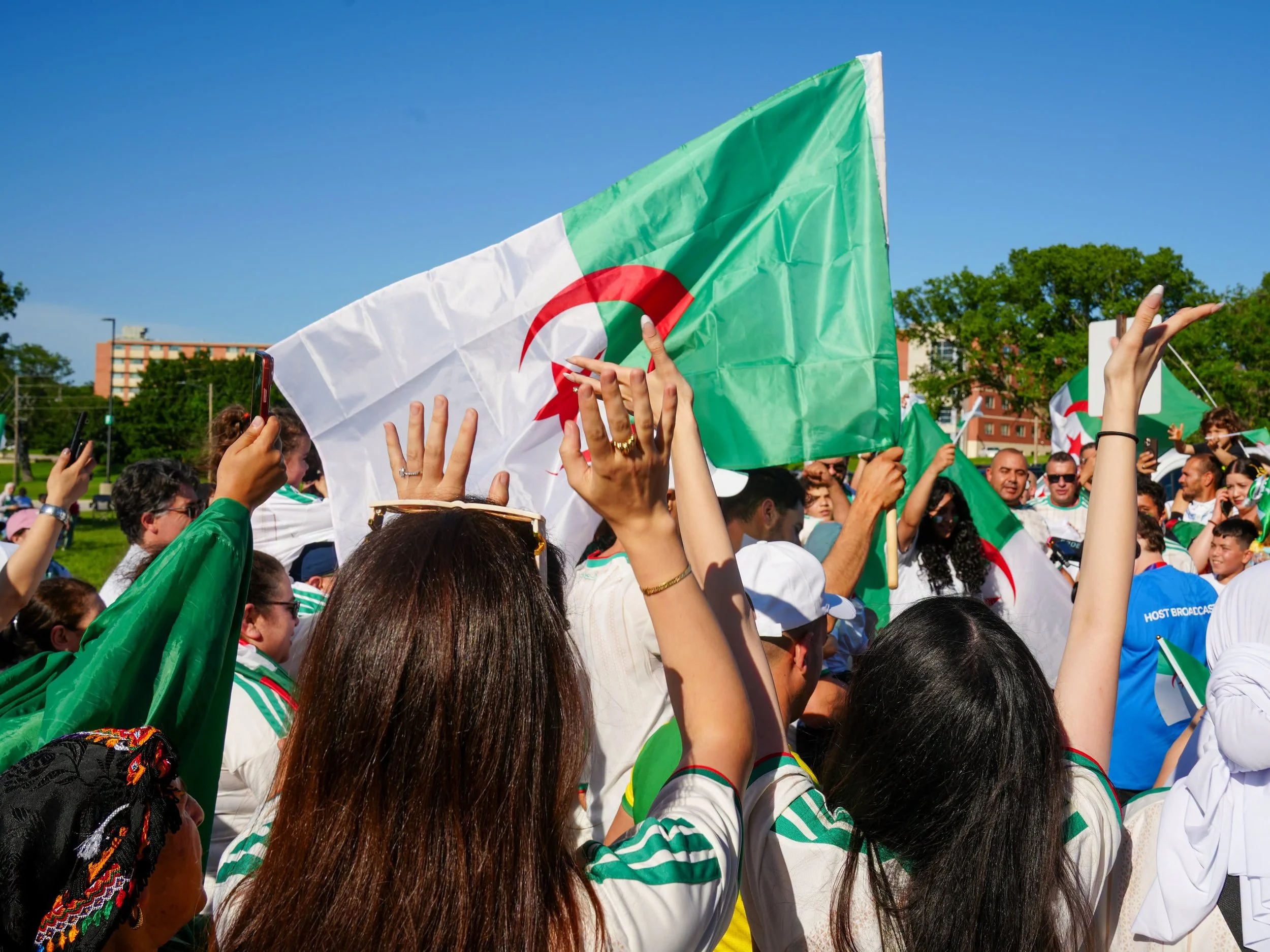 Celebration June 26 at Algerian flag earthwork installation