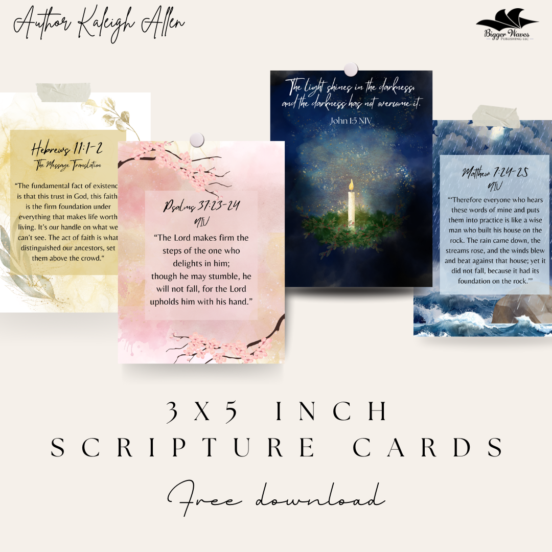 FREE Printable Scripture Cards - Pack of 9 - Deck #1 (3 x 5 inch)