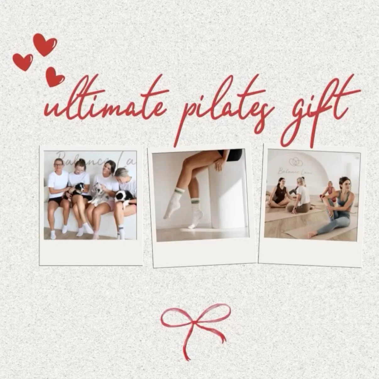 THE ULTIMATE PILATES GIFT PACK HAS ARRIVED 🎀
For the Pilates lover who already has everything&hellip; except this 😋

We&rsquo;ve teamed up with @ to bring you two limited edition gift bundles - curated with all the feel-good essentials for movement