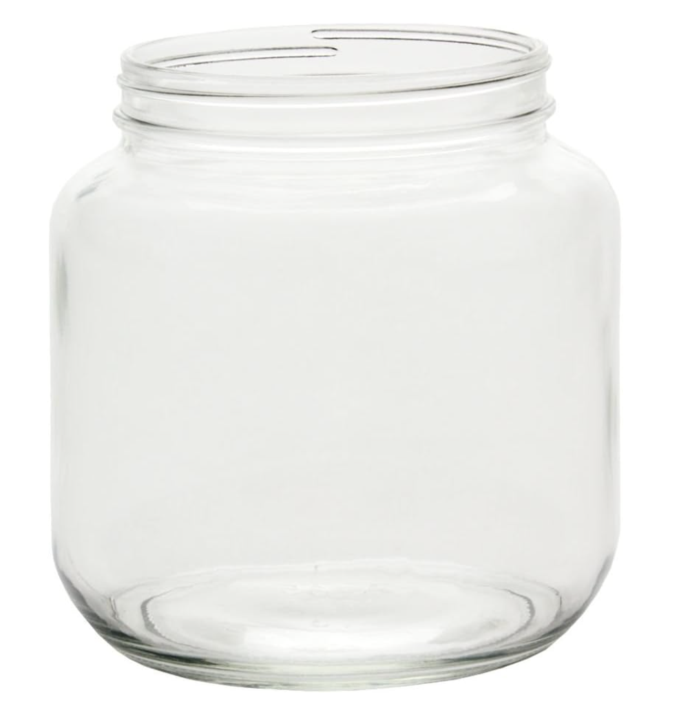 Reusable 1/2 Gallon Laundry Detergent Storage Jar