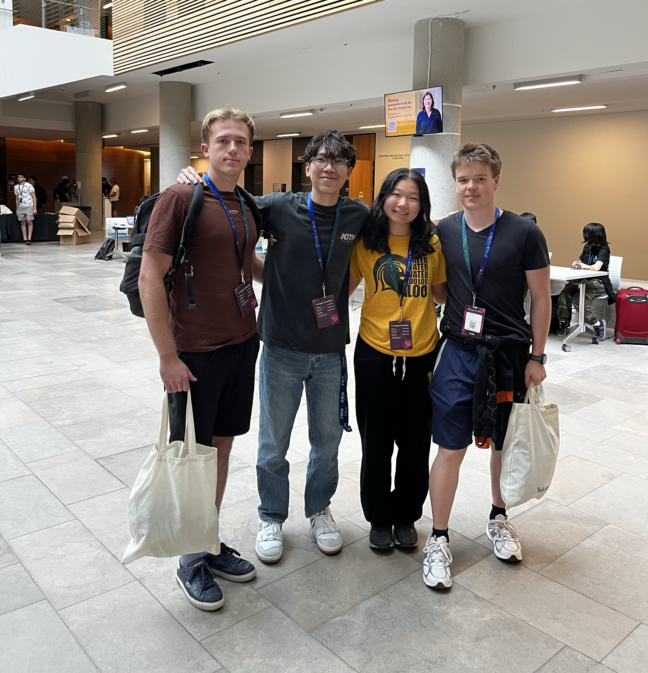 1st Place @ Hack The North: Honkanomics x RBC