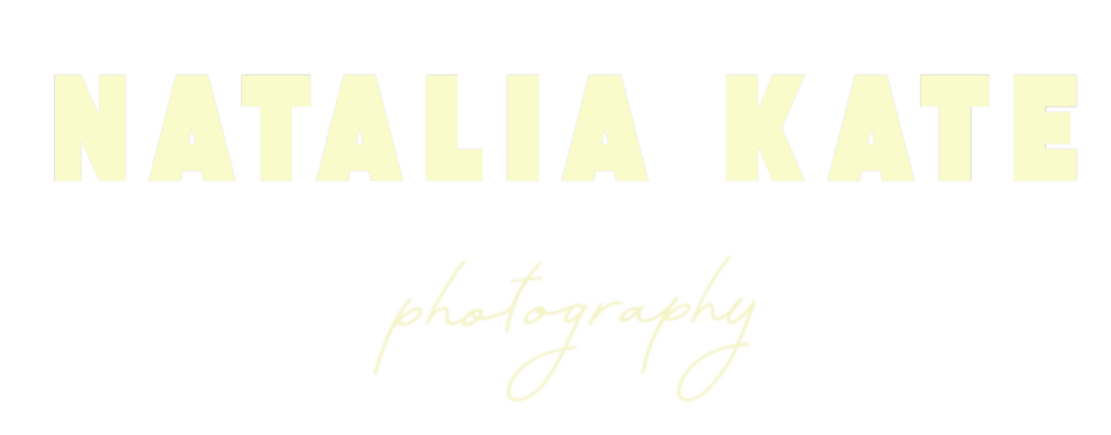 Natalia Kate Photography logo Wanaka , butter yellow