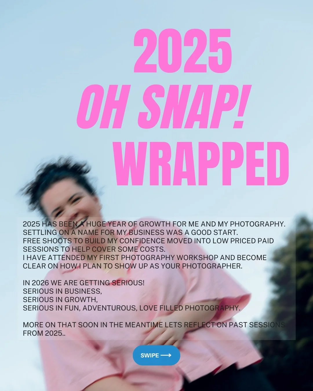 2025 has been a huge year of growth for me and my photography. Settling on a name for my business was a good start. 
Free shoots to build my confidence moved into low priced paid sessions to help cover some costs. I have attended my first photography