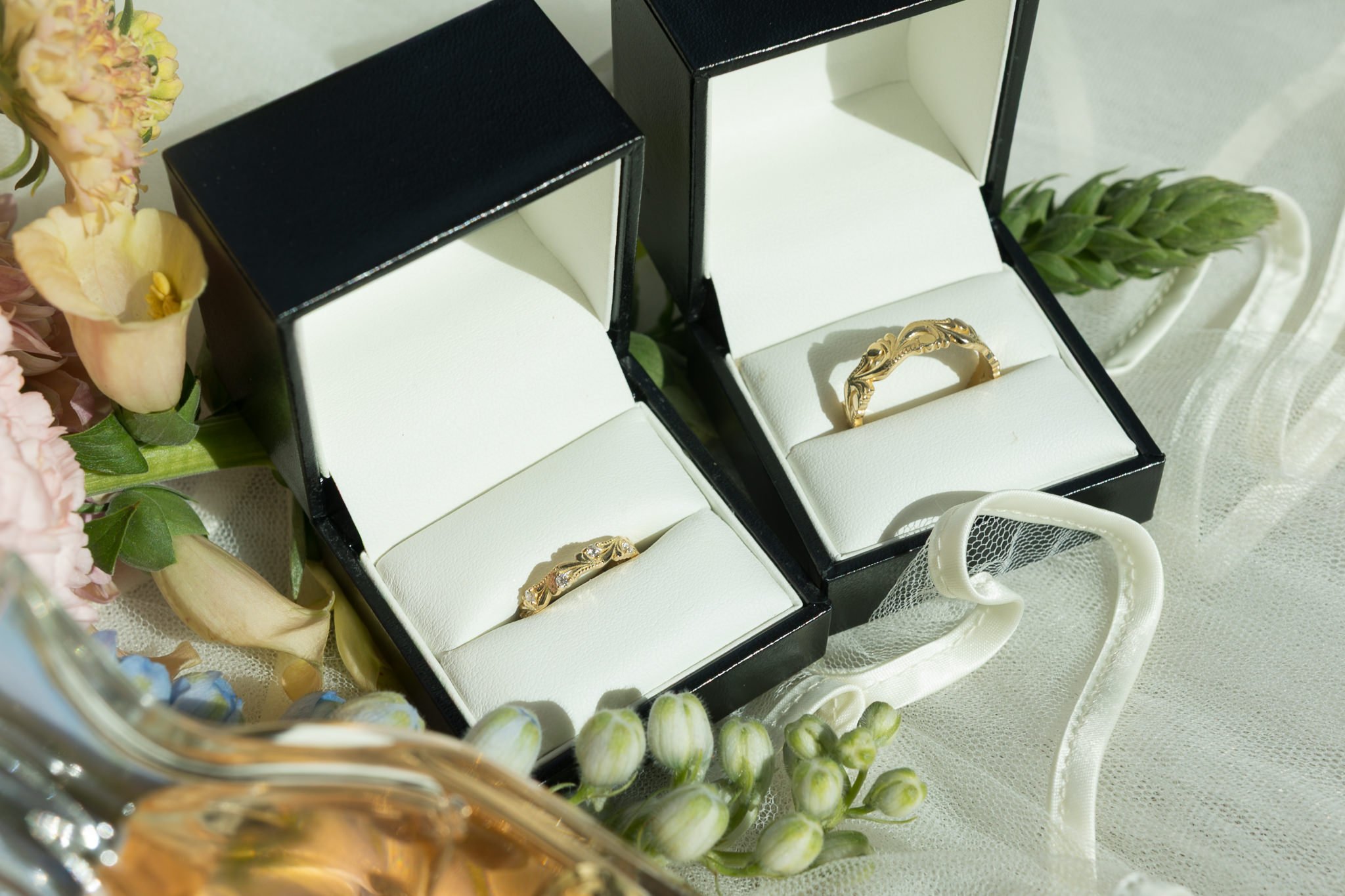 Custom matching Wedding Bands