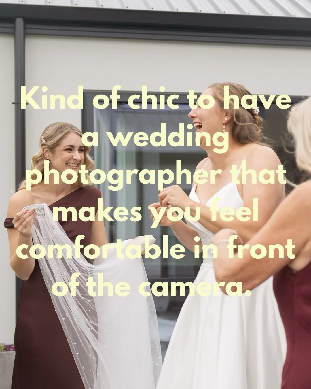 Kind of chic to book me as your photographer 😉😉
