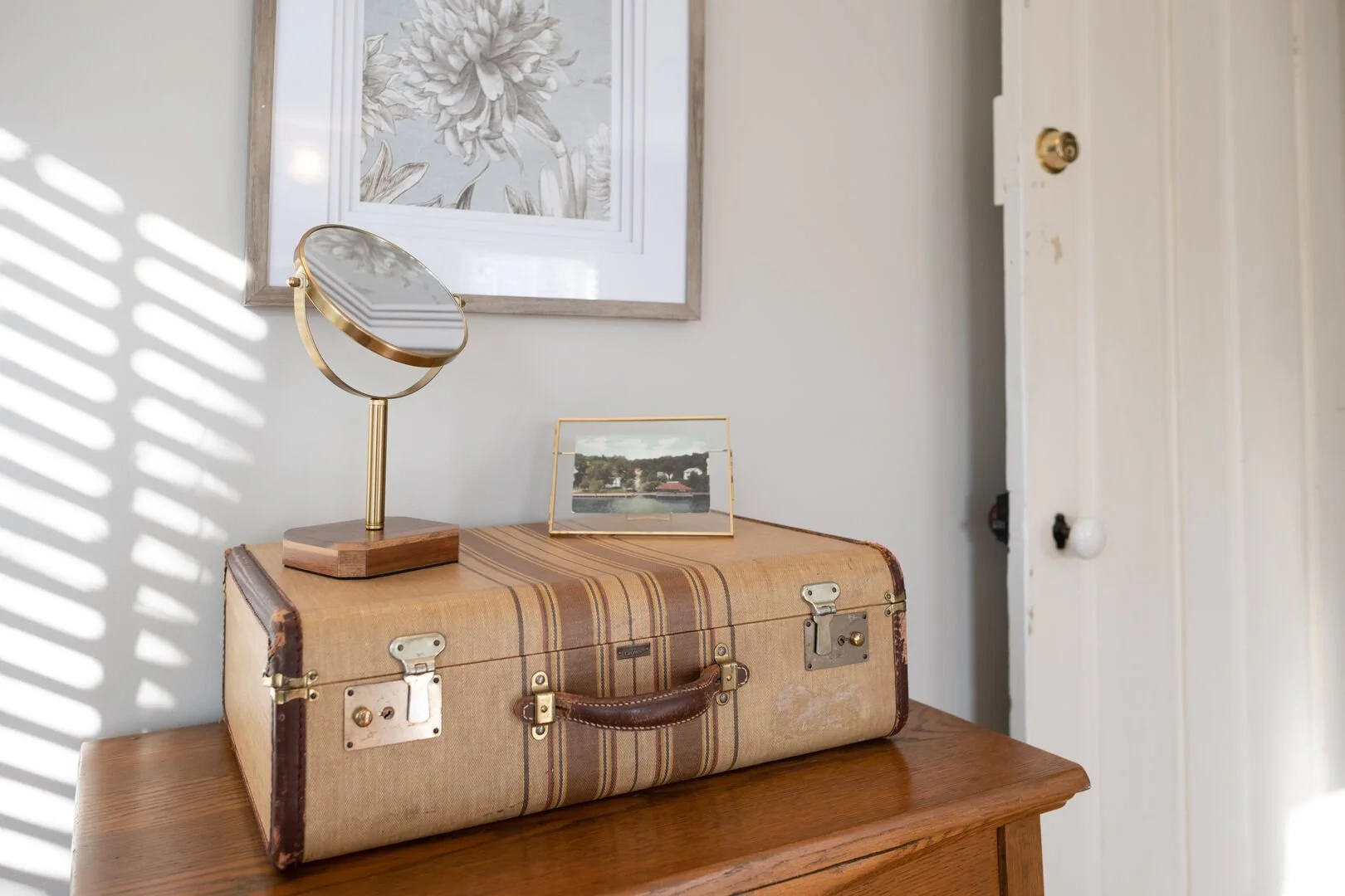 Special vintage touches make each room unique.