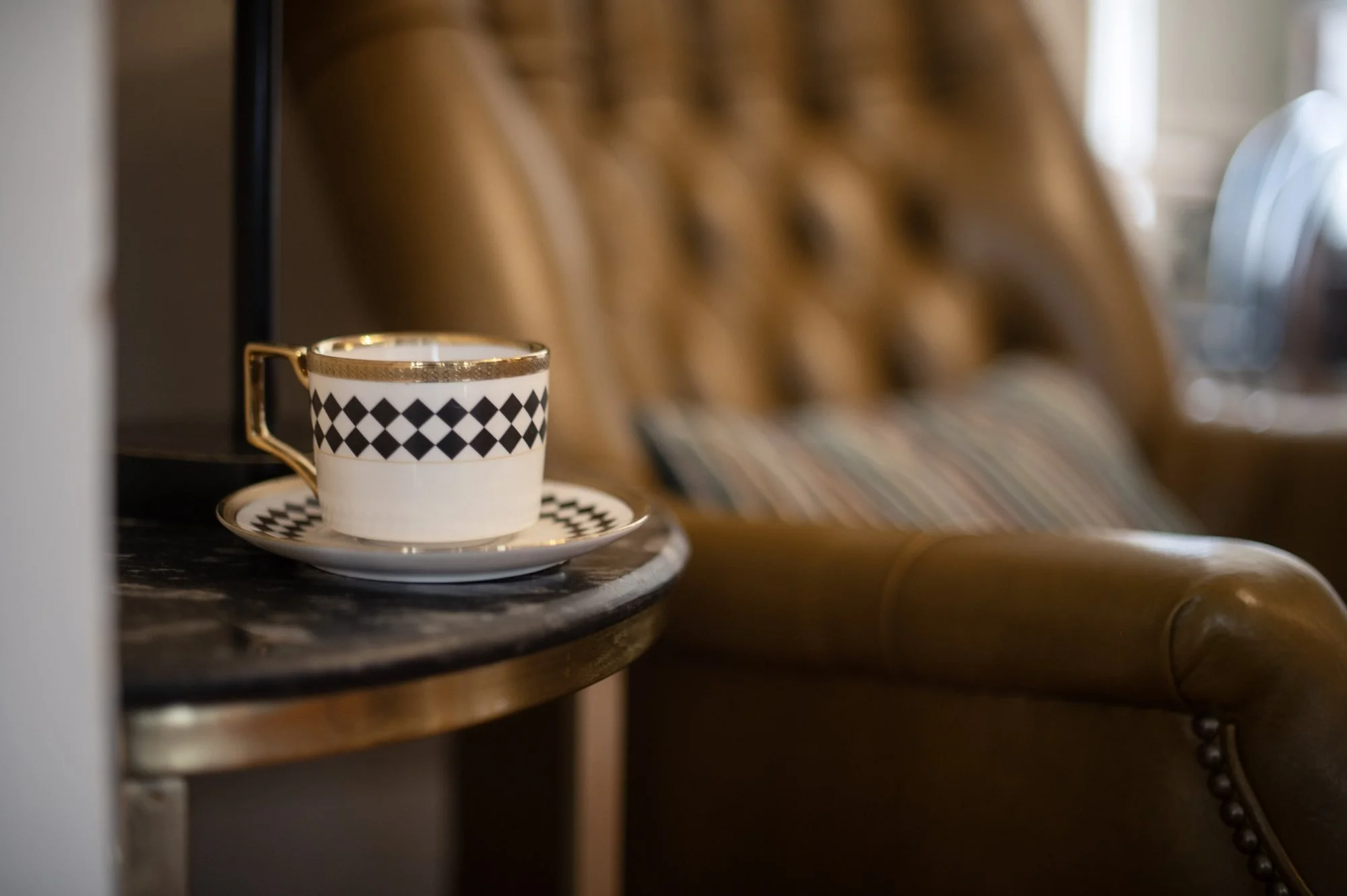 Coffee cup in the lounge at Park House Inn