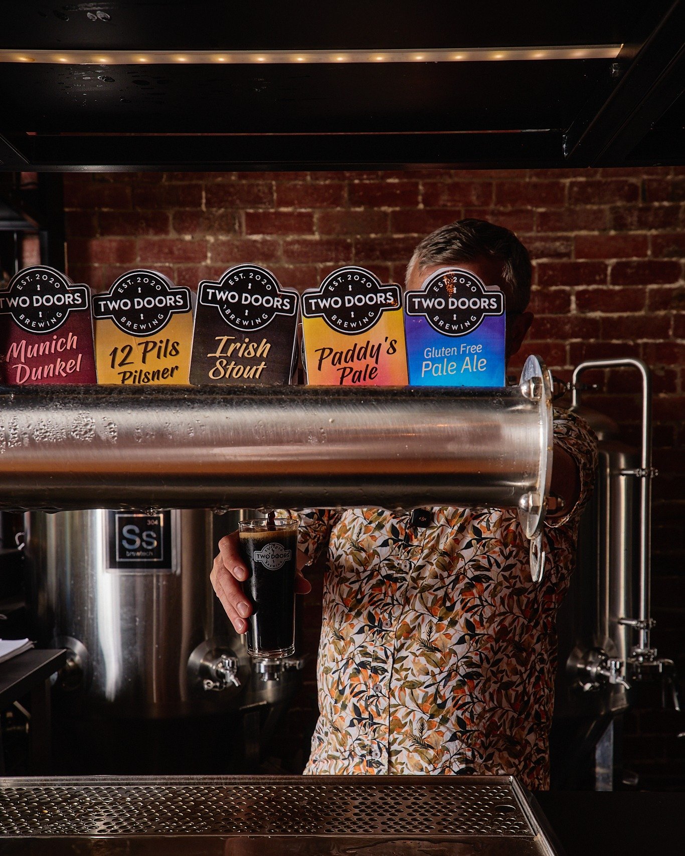 Andy brews the beer right here on site - and the taps change with the season.

If you&rsquo;re keen to see what&rsquo;s pouring this week, come by the brewery and we&rsquo;ll point you in the right direction.

Same seat as usual? We&rsquo;ll keep it 