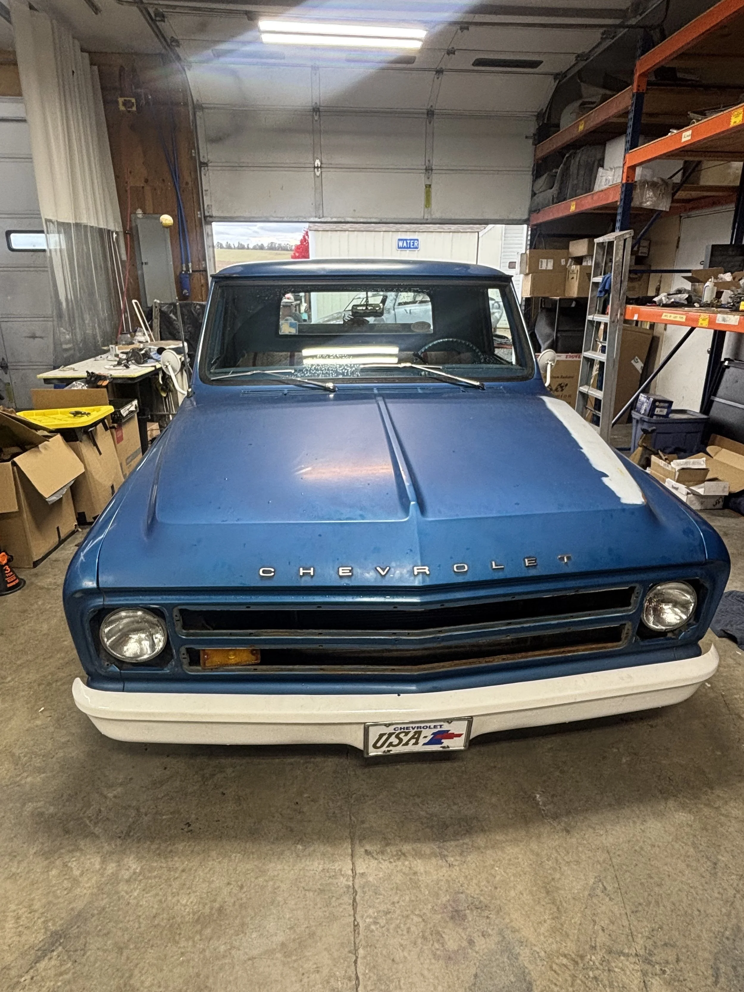 '67 Chevrolet C10:

This cool little shop truck for 99 West Customs had various wiring needs finished including the Gear Vendor Overdrive controls along with installing a fuel pump relay and repairing/tucking a melted fuel pump power wire.