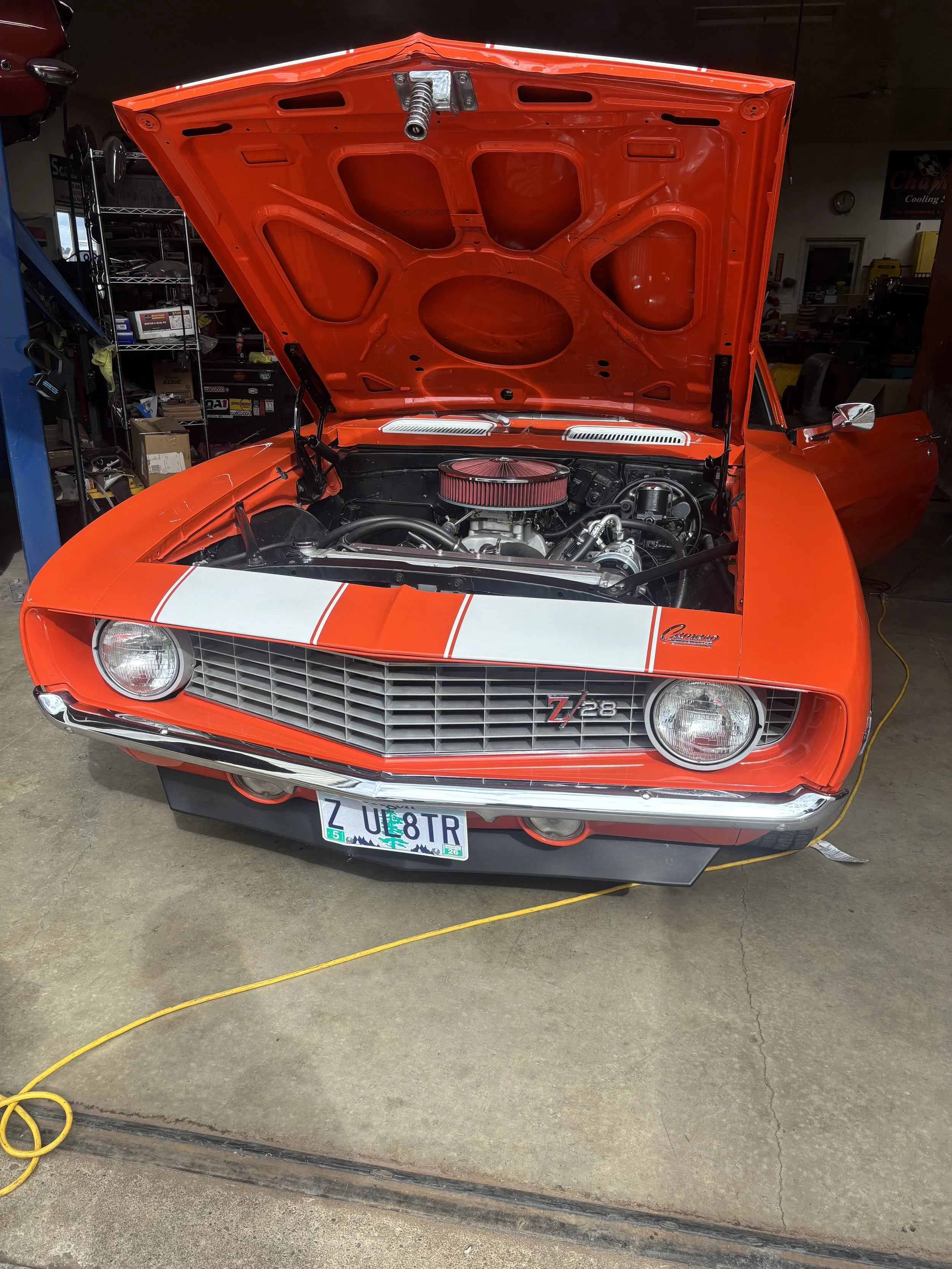 '69 Chevrolet Camaro SS:

This very rare Camaro had the 4-way flasher system installed and functional. This vehicle was worked on at 99 West Customs out of Monmouth, OR. Go check them out!