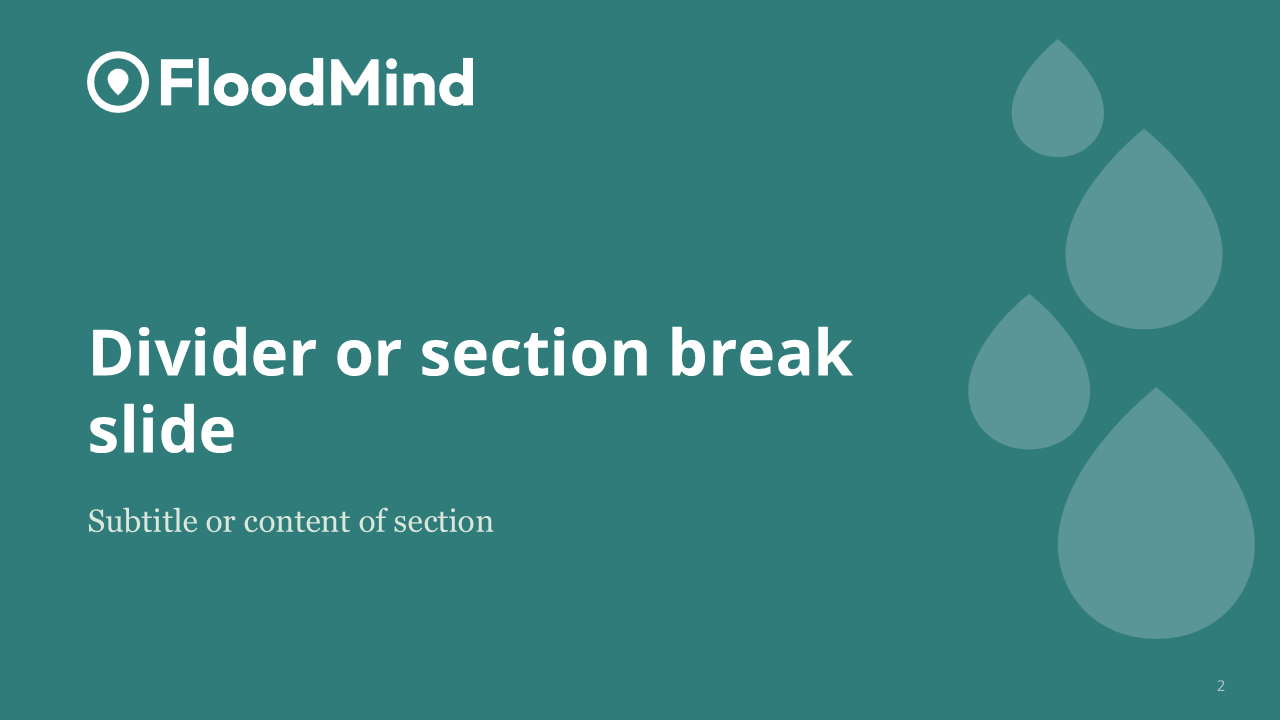 Example template slide