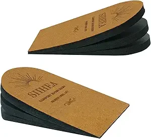 Adjustable heel lifts for shoes during rehabilitation