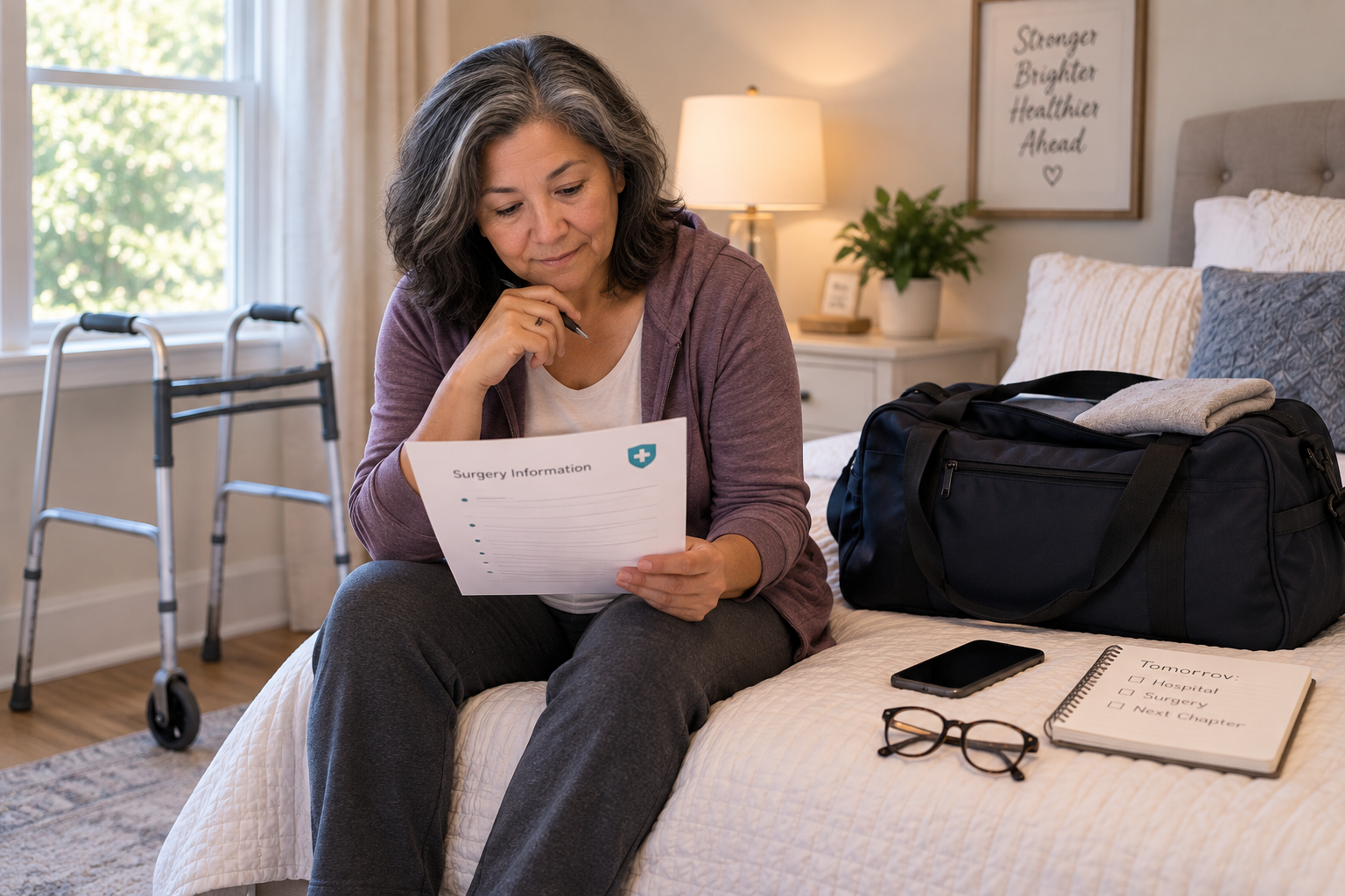What Should You Bring to the Hospital for Knee Replacement Surgery?