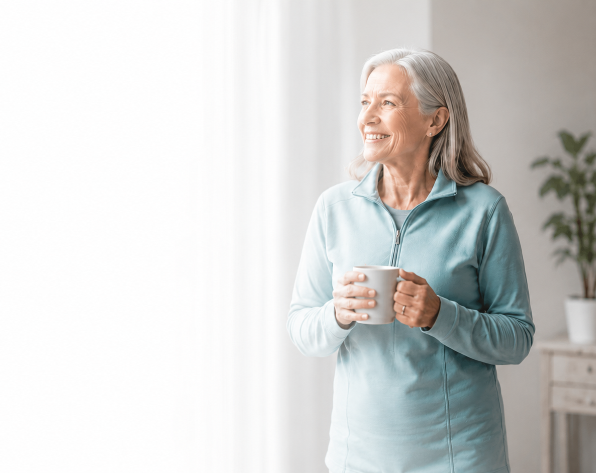 Woman preparing for recovery after orthopedic surgery with Post Op Ready guidance