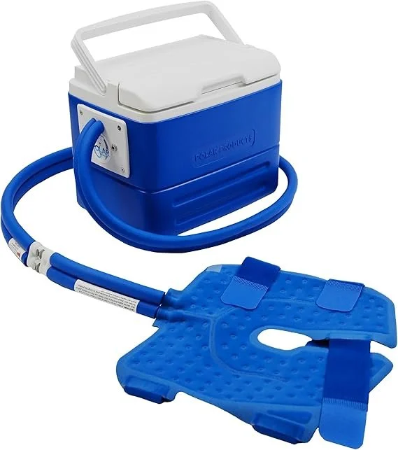 Cold therapy ice machine for swelling and pain management after surgery