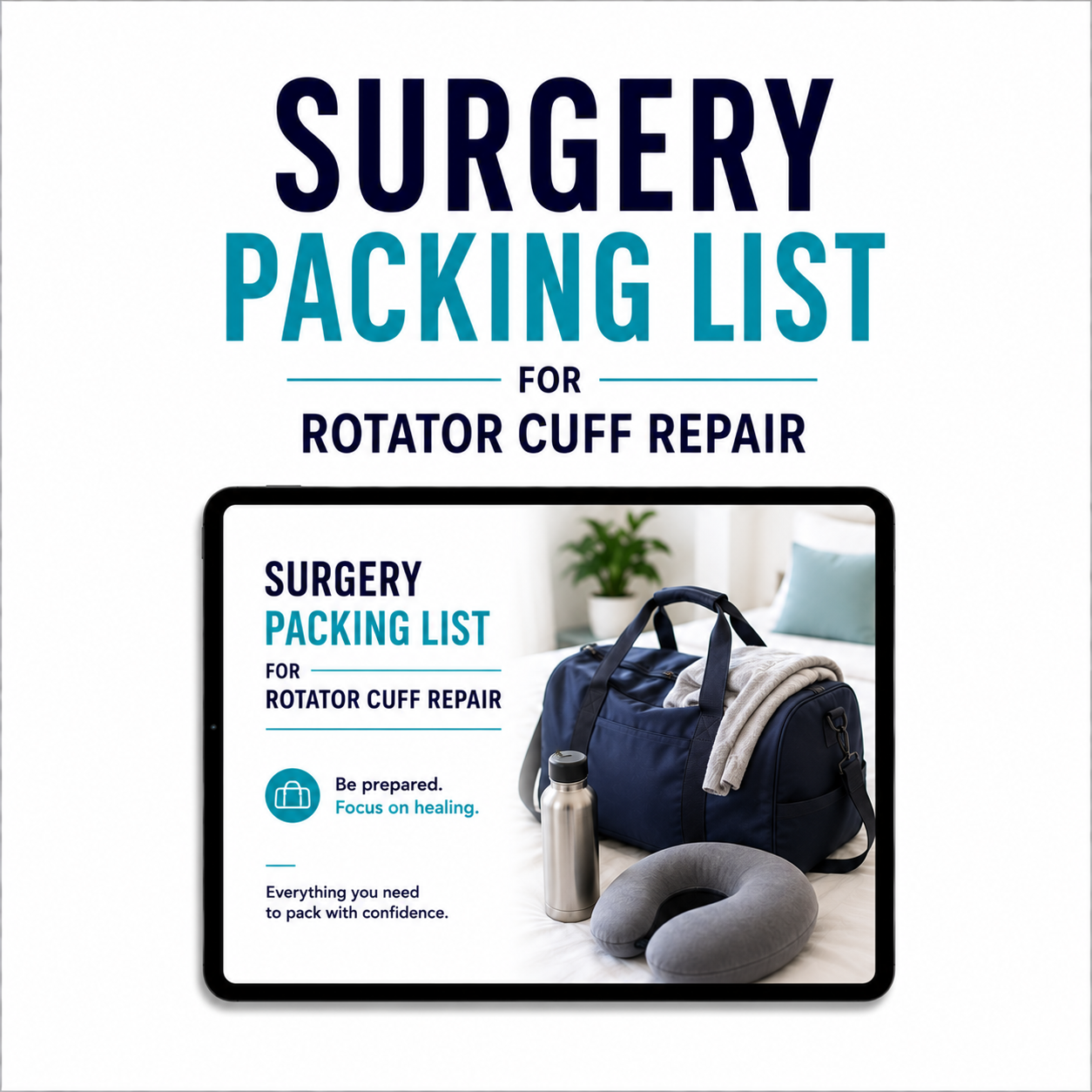 Surgery Packing List For Rotator Cuff Repair
