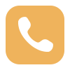 Phone icon with black handset on a yellow background
