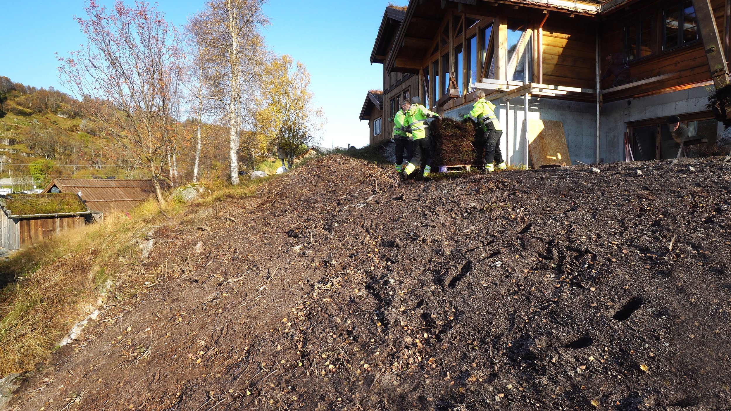 Efter byggnation.