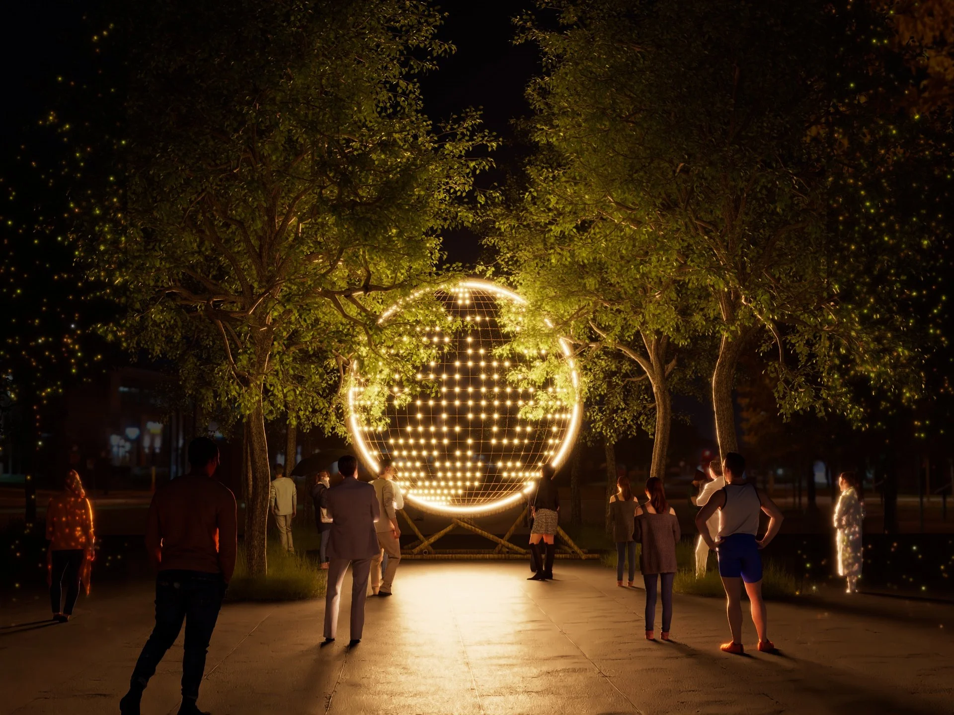 Art Lighting installation