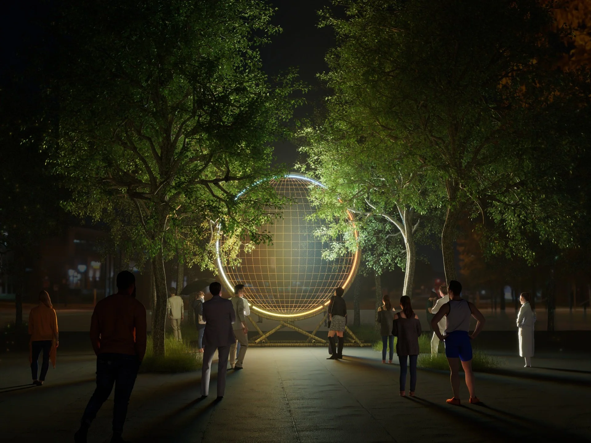 Art Lighting installation