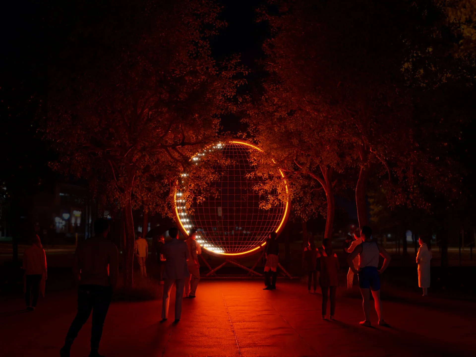 Art Lighting installation