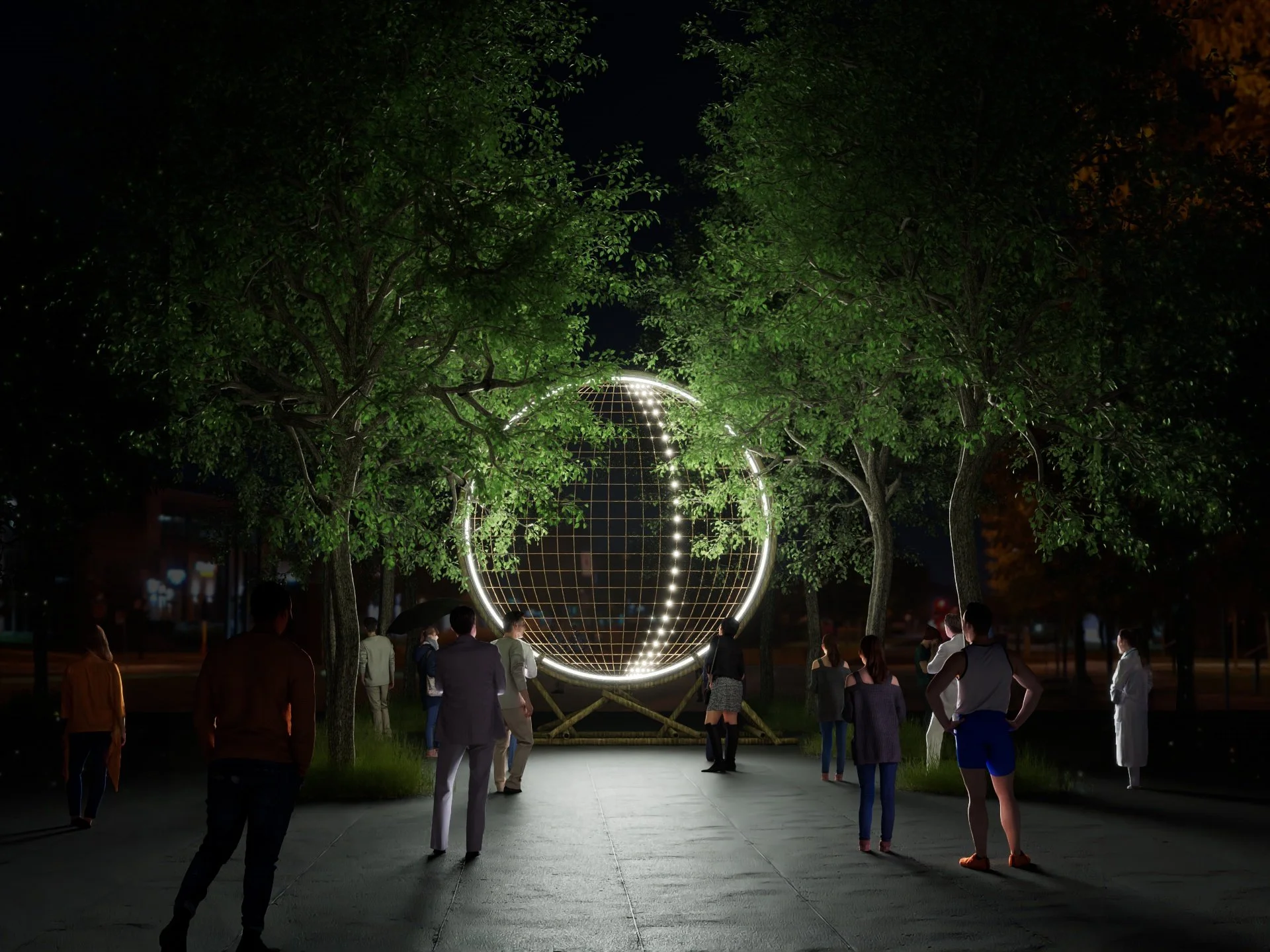 Art Lighting installation