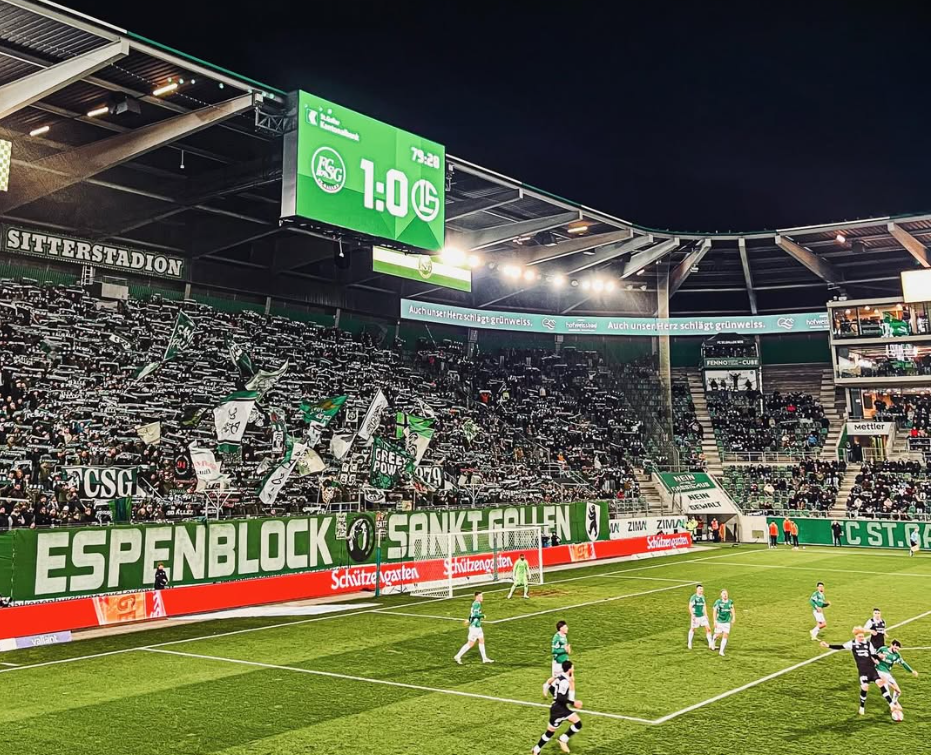 FC St.Gallen vs. FC Lugano 1:1 – Unnötiger Punktverlust