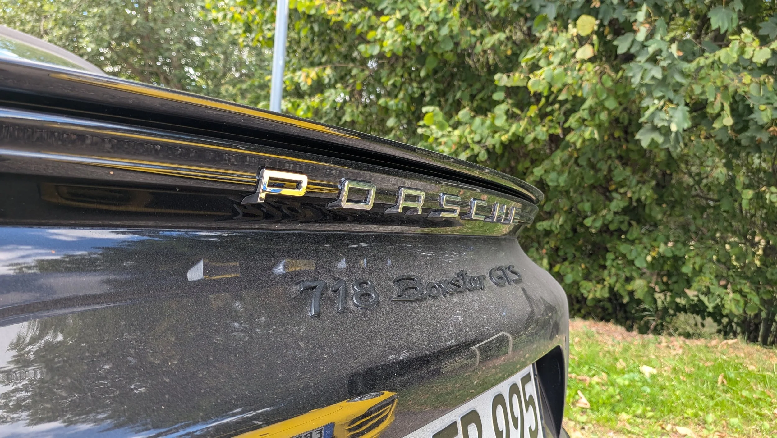 Eine Nahaufnahme von Thorstens sehr schönem Boxster GTS
