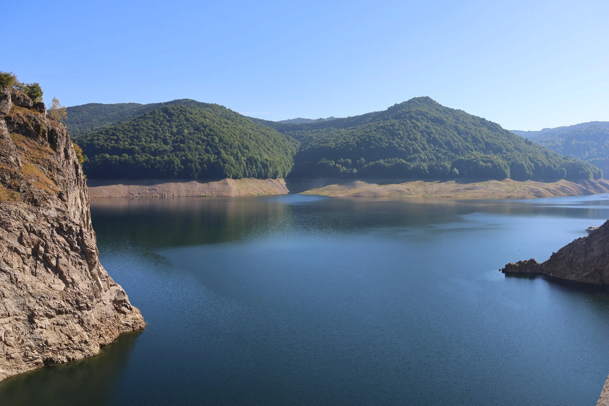 Stausee am Südende der Transfagarasan