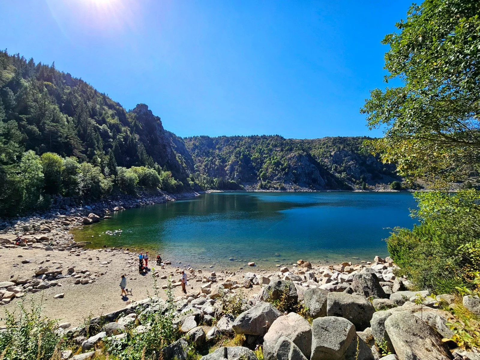 Ein See in den Vogesen