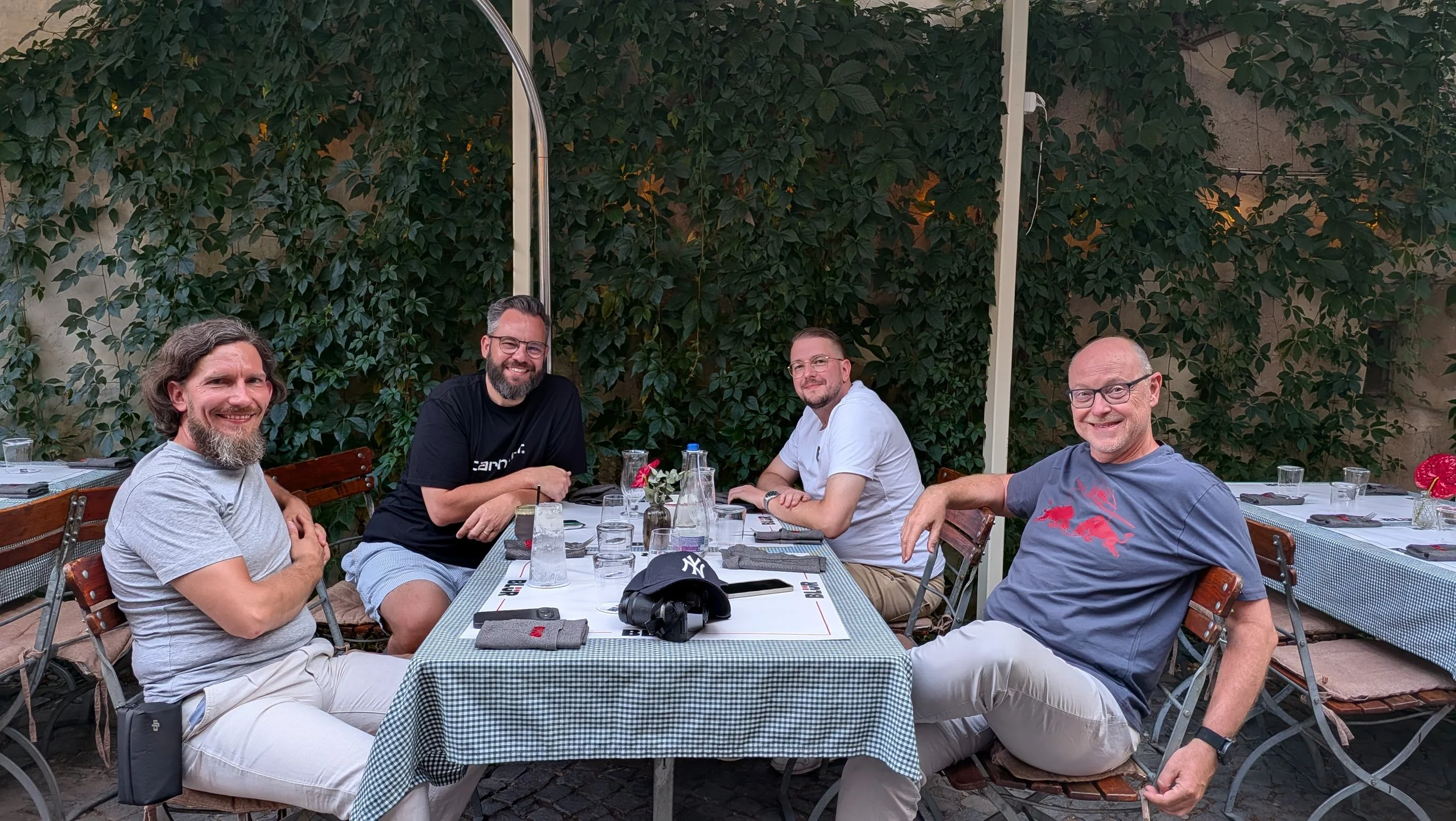 Abendessen mit der Crew
