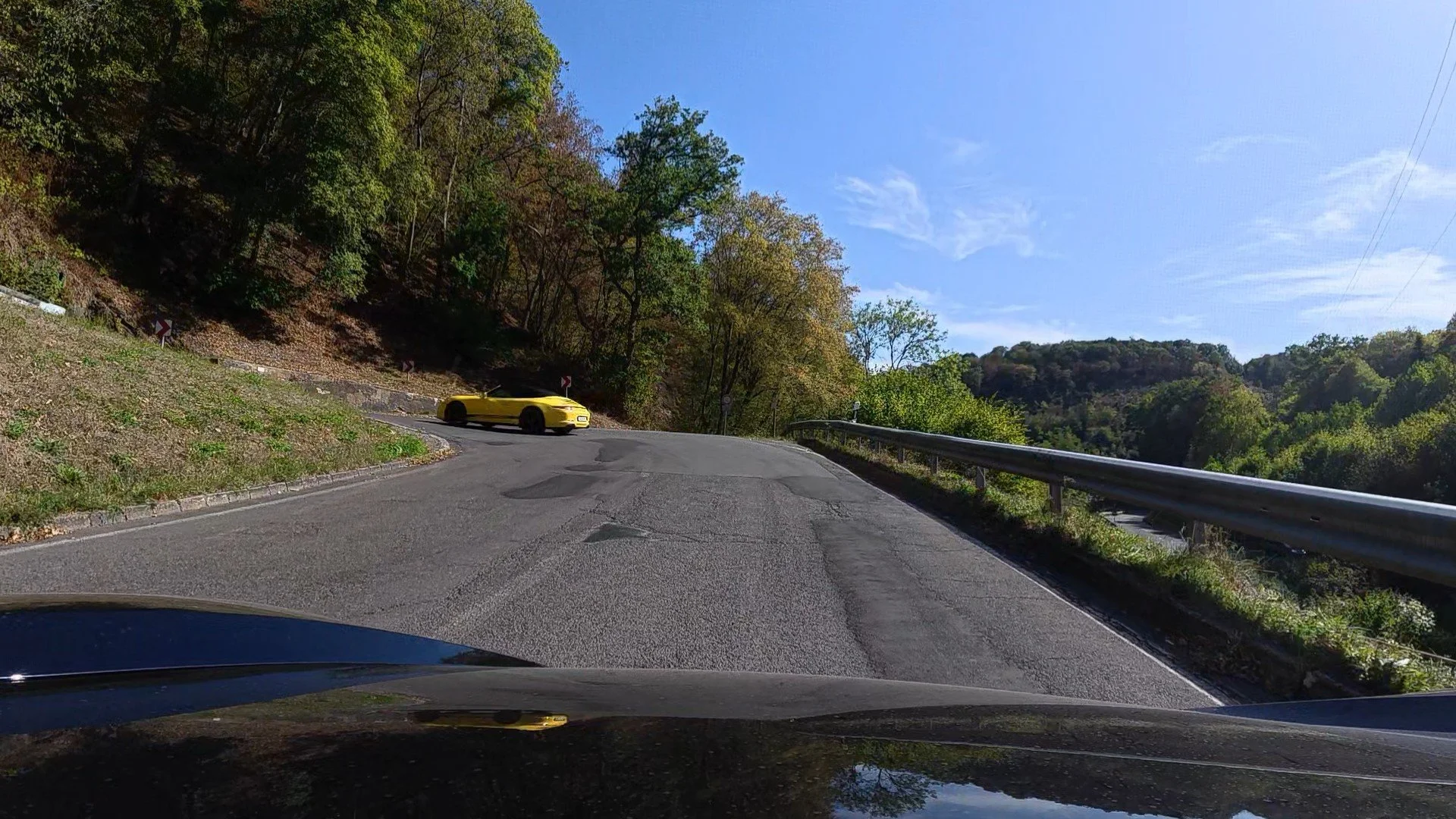 Haarnadelkurve in der Eifel