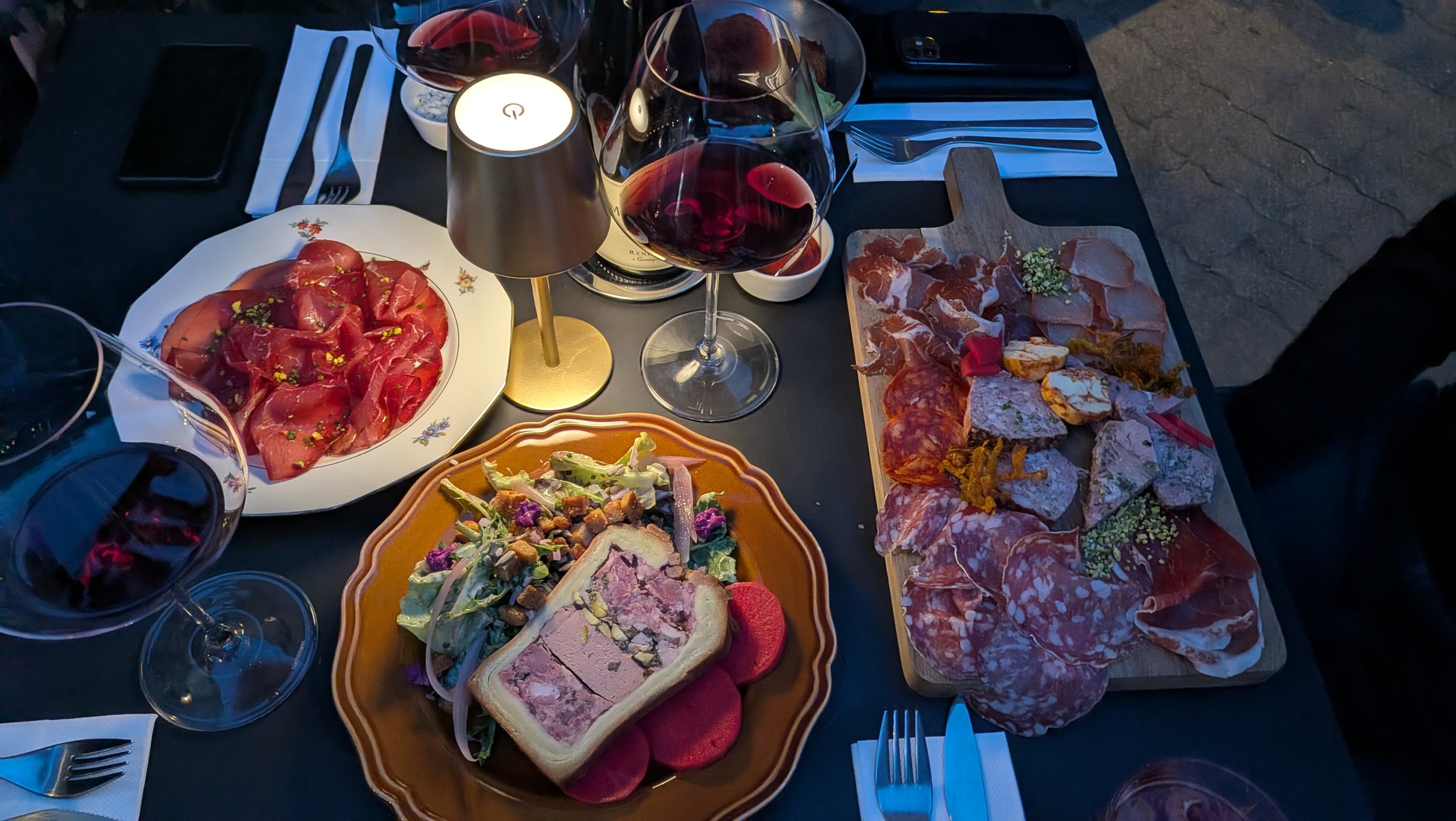 Abendessen in Colmar
