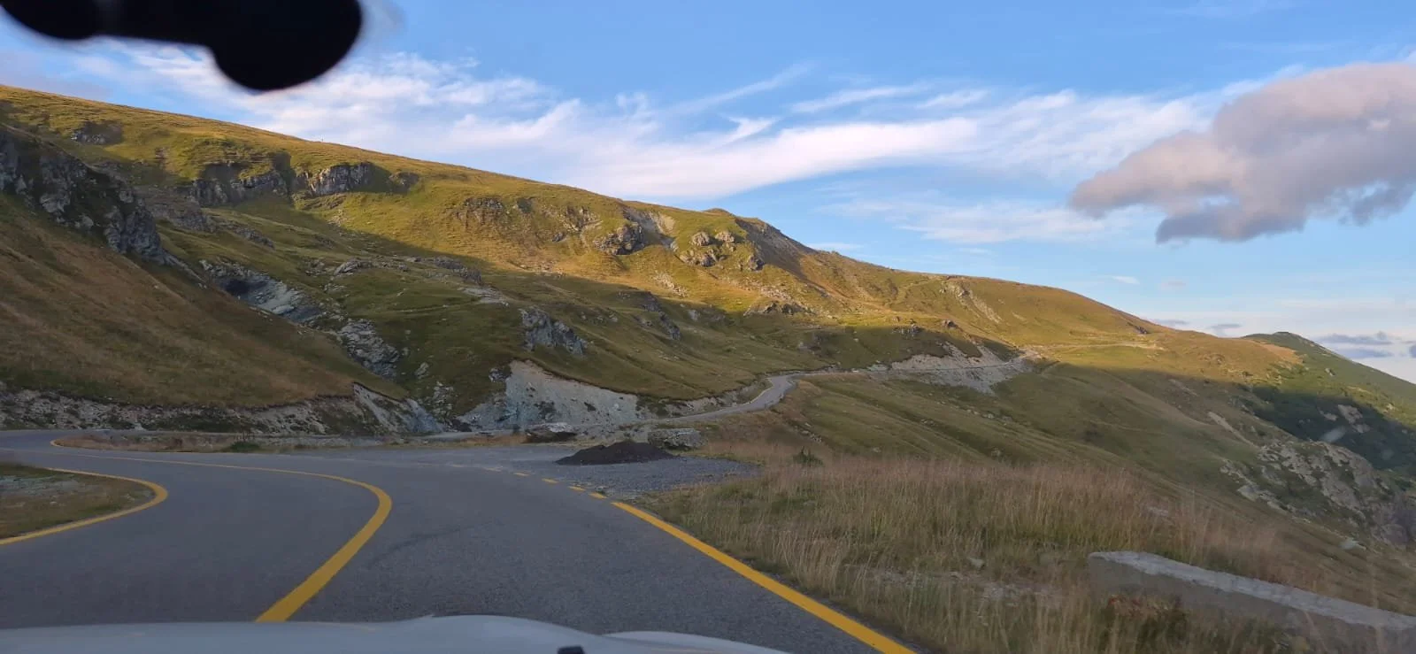 Transalpina in Abendstimmung