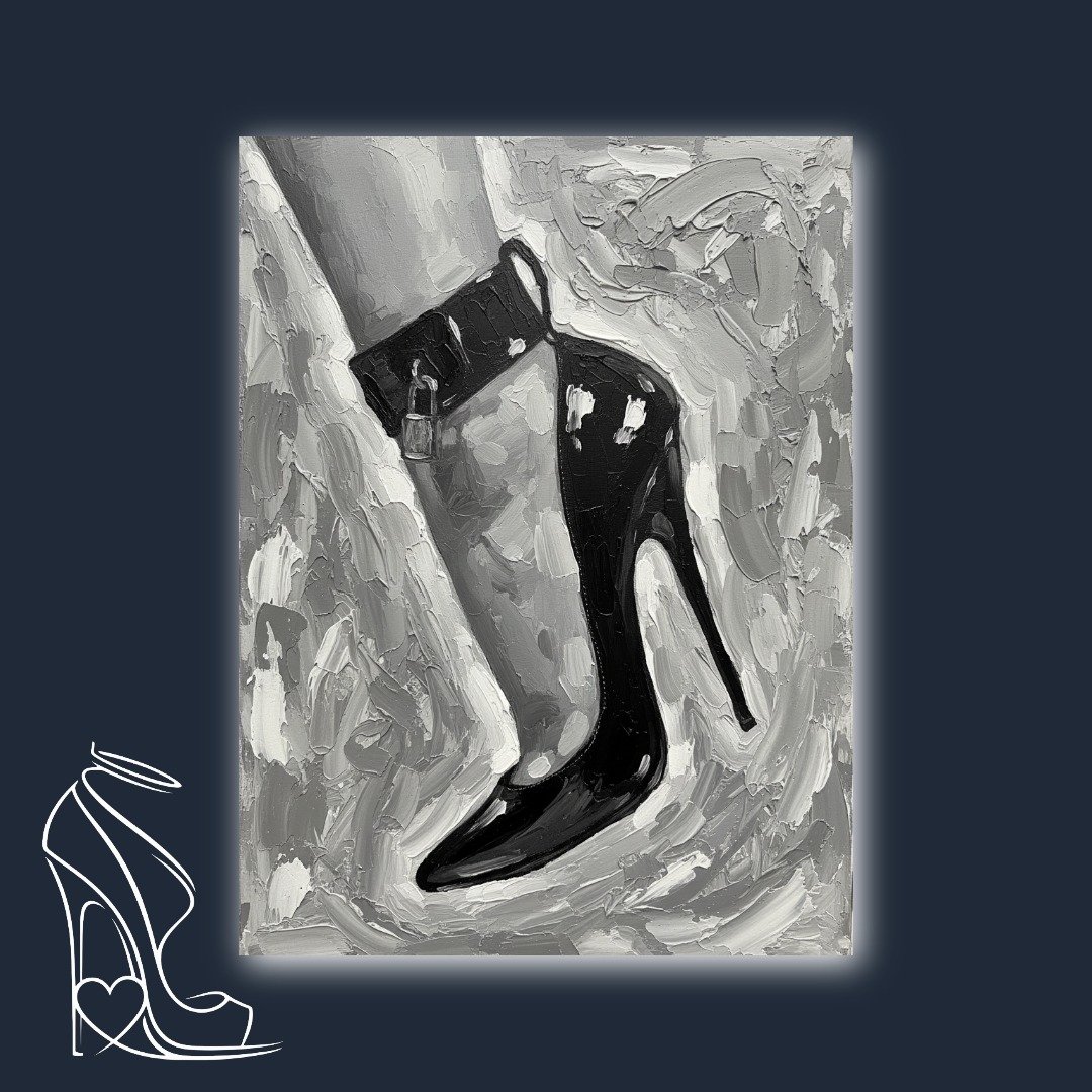 monochromatic-impasto-painting-stiletto-heel-ankle-cuff-padlock-black-and-white-sensual-art.jpeg