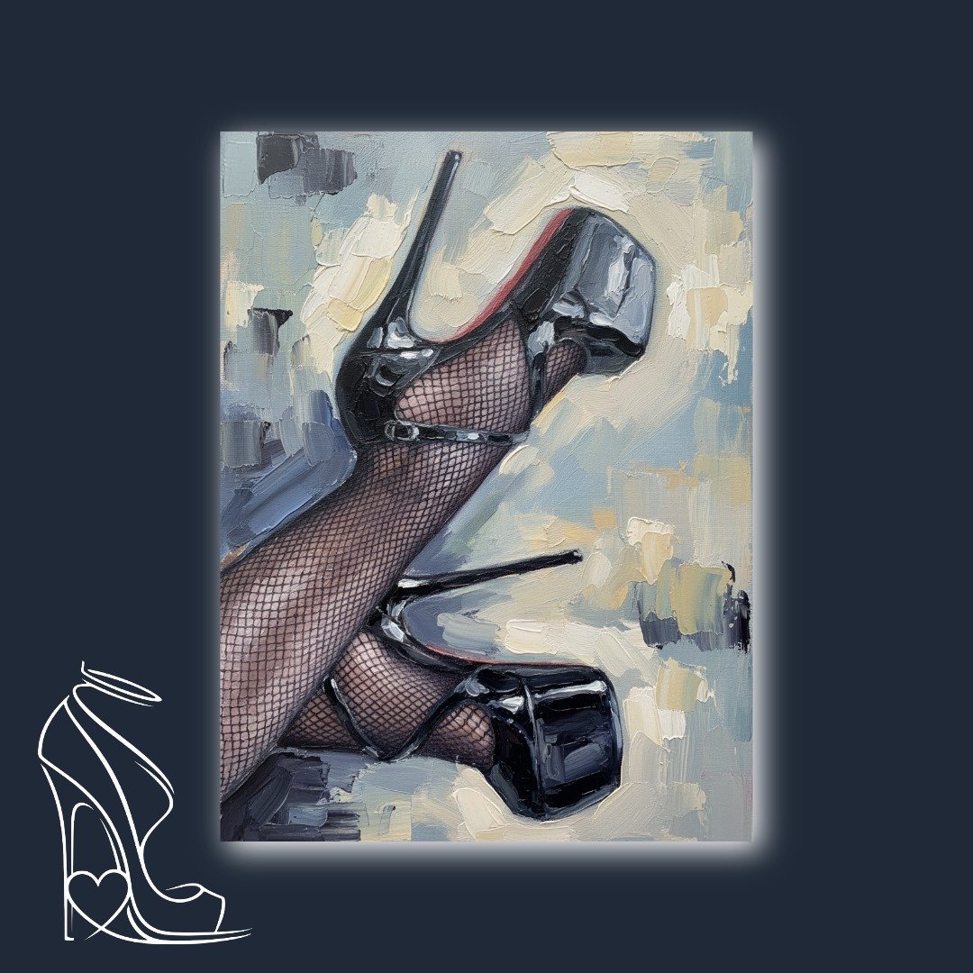 oil-painting-patent-leather-high-heels-fishnets-desire-art.jpeg