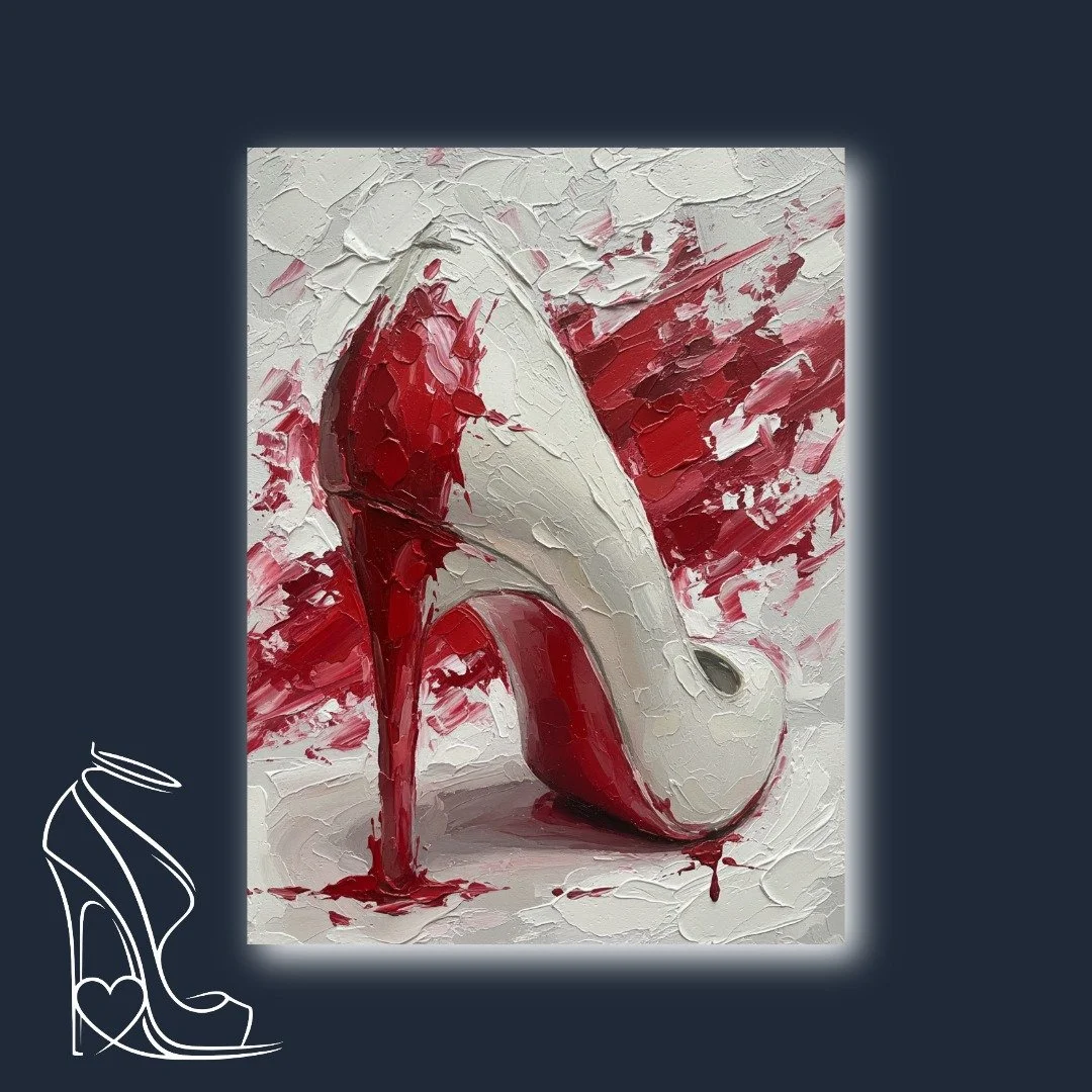 The Crimson Price: An Impasto Stiletto