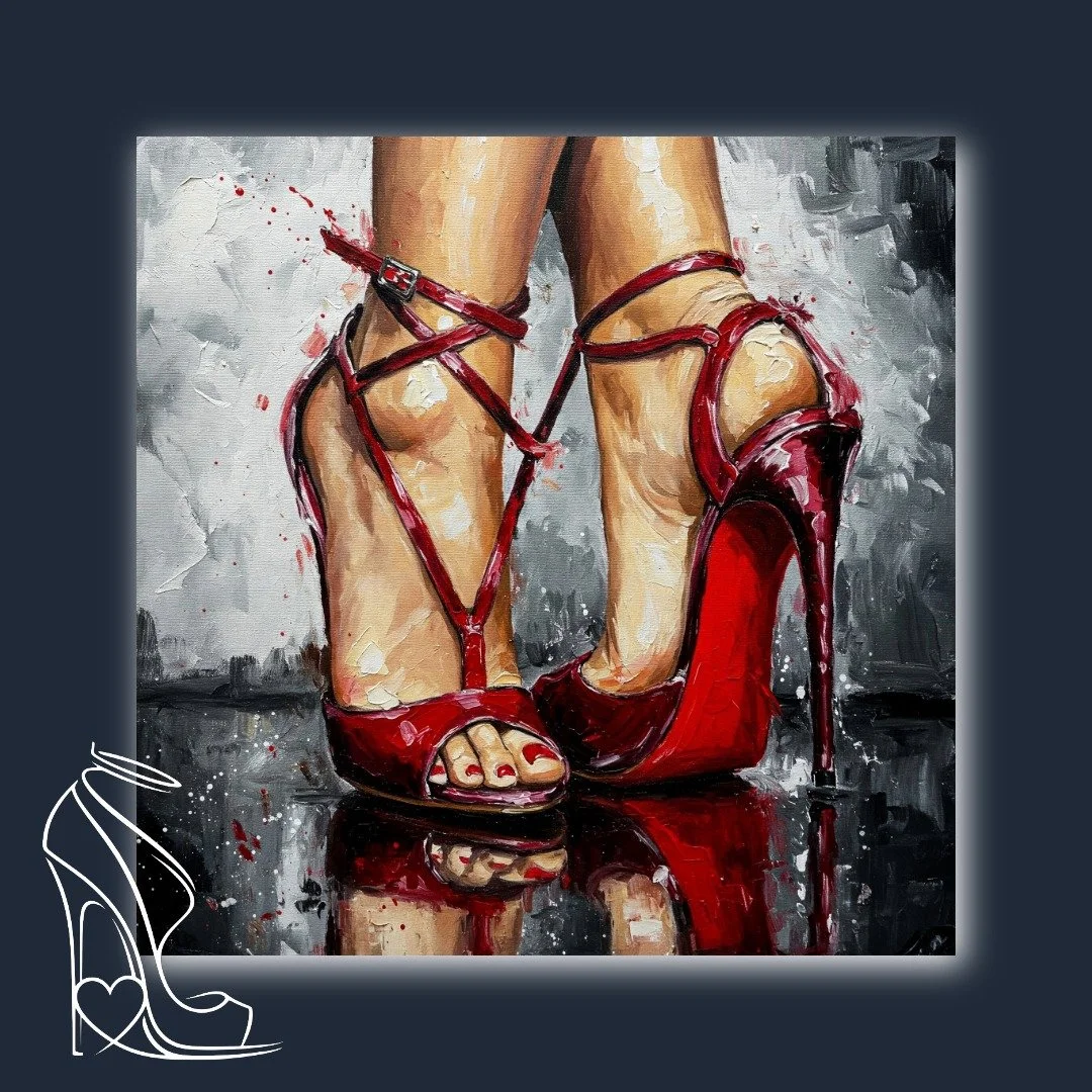 Beyond the Silhouette: Introducing "Stiletto Obsession in Abstract"