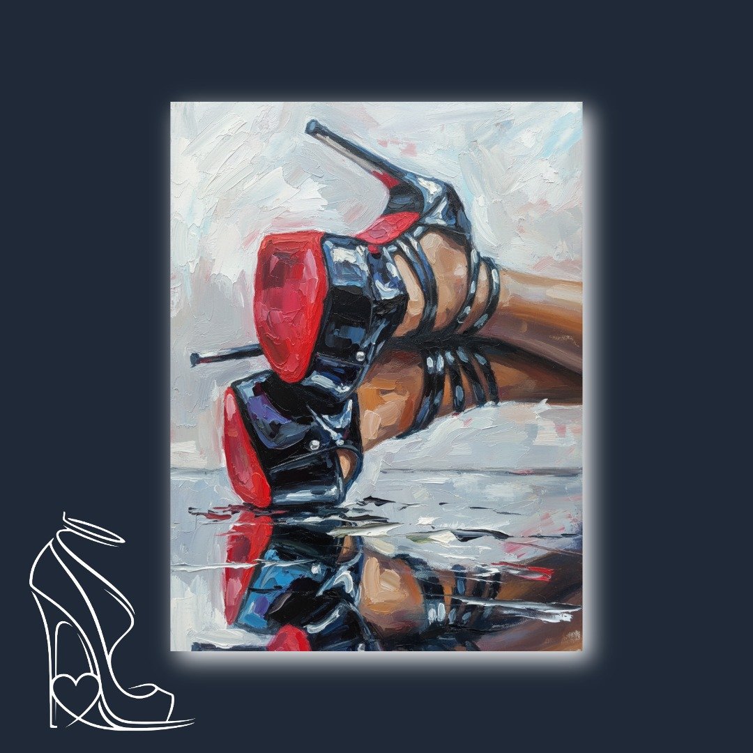 The Gleam and the Glare: Red Soles Reflected